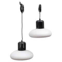Stilnovo Trepiù Pair of ORIGINAL Pendant Lamps, 1970s