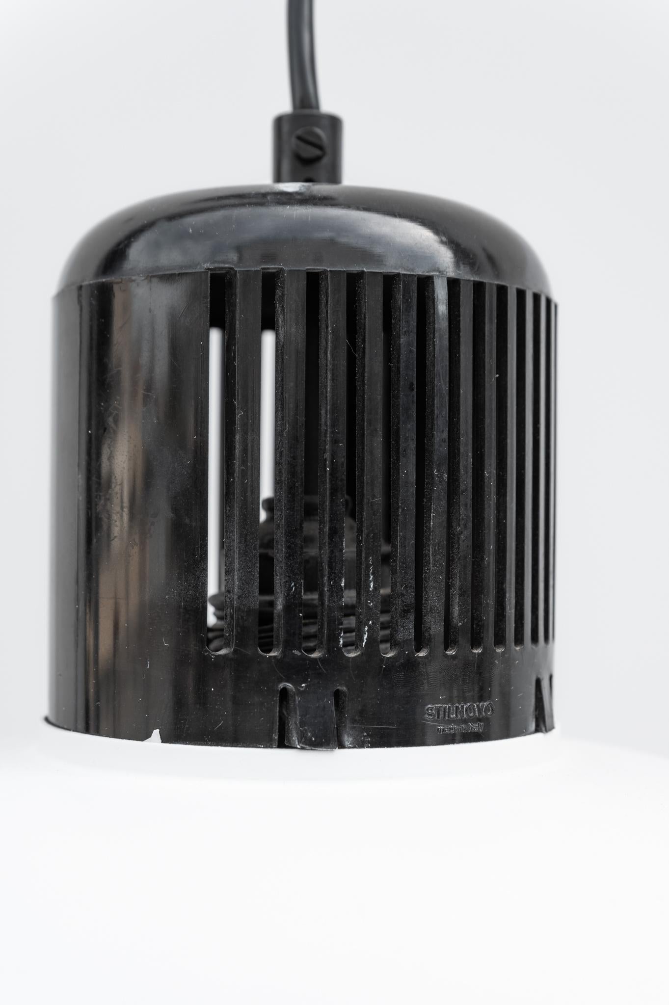 Italian Stilnovo Trepiù Four ORIGINAL Pendant Lamps, 1970s For Sale