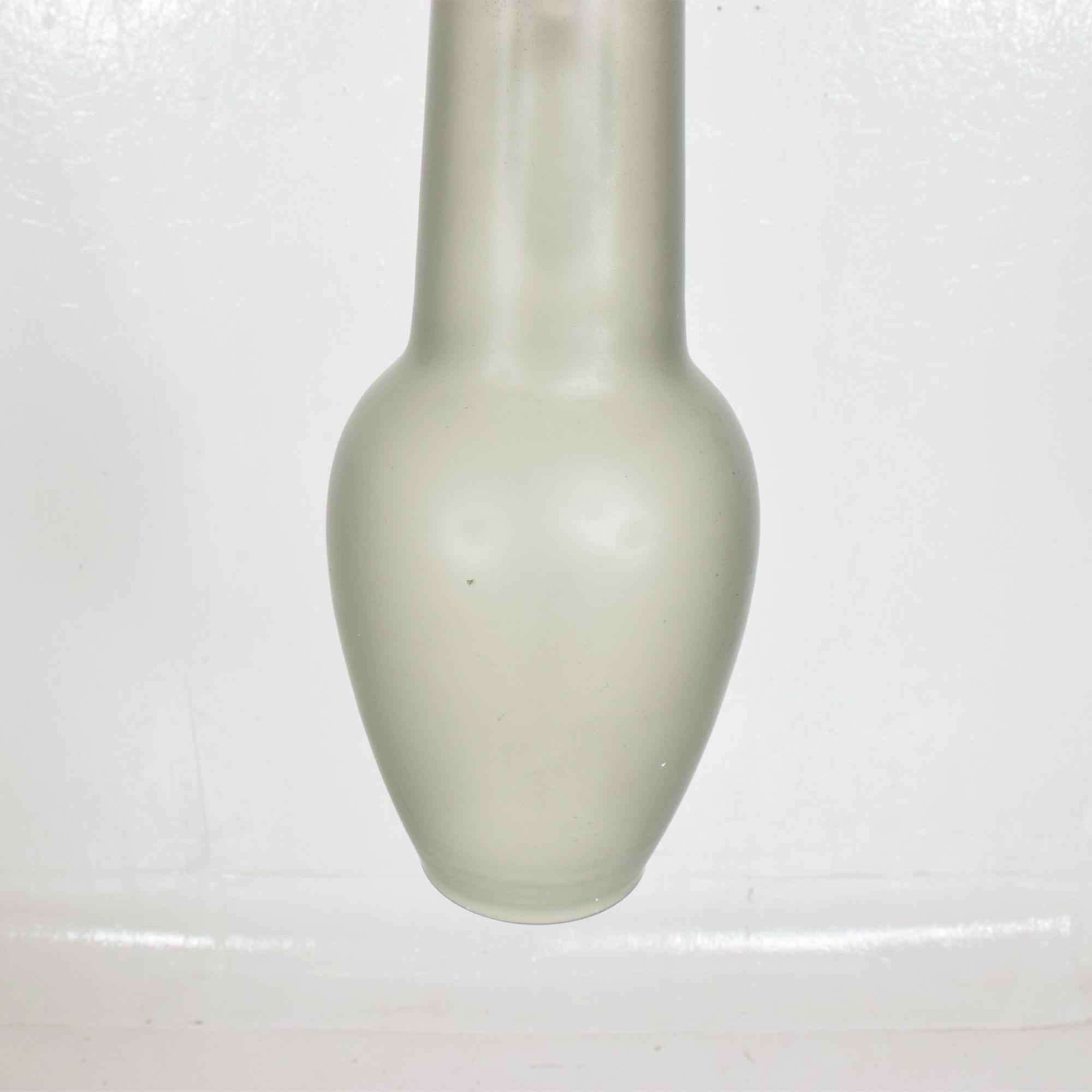 Stilnovo Two Light Brass Pendant Lamp Frosted Glass Minimalist Modern 1960 Italy For Sale 2