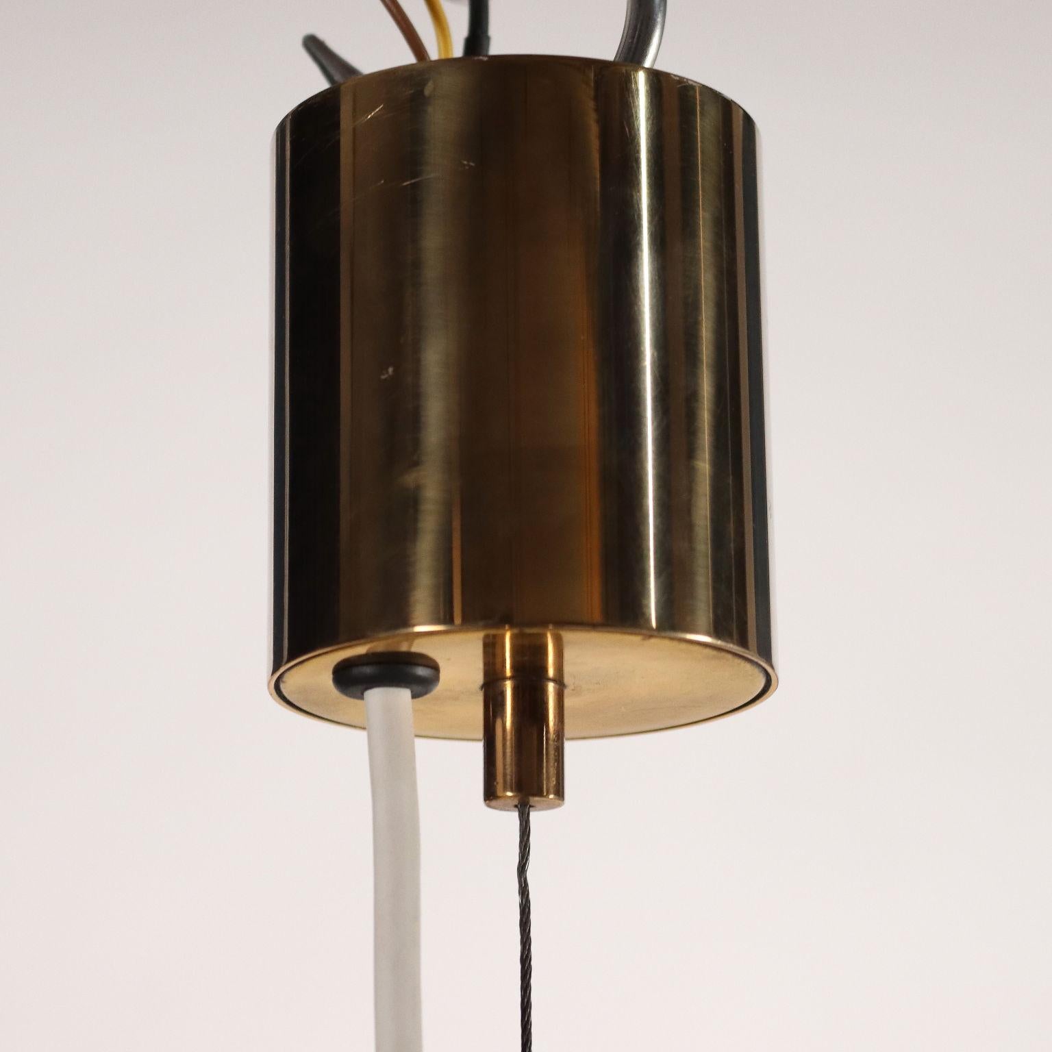 Italian Stilnovo Ufo Ceiling Lamp Glass Italy 1960s