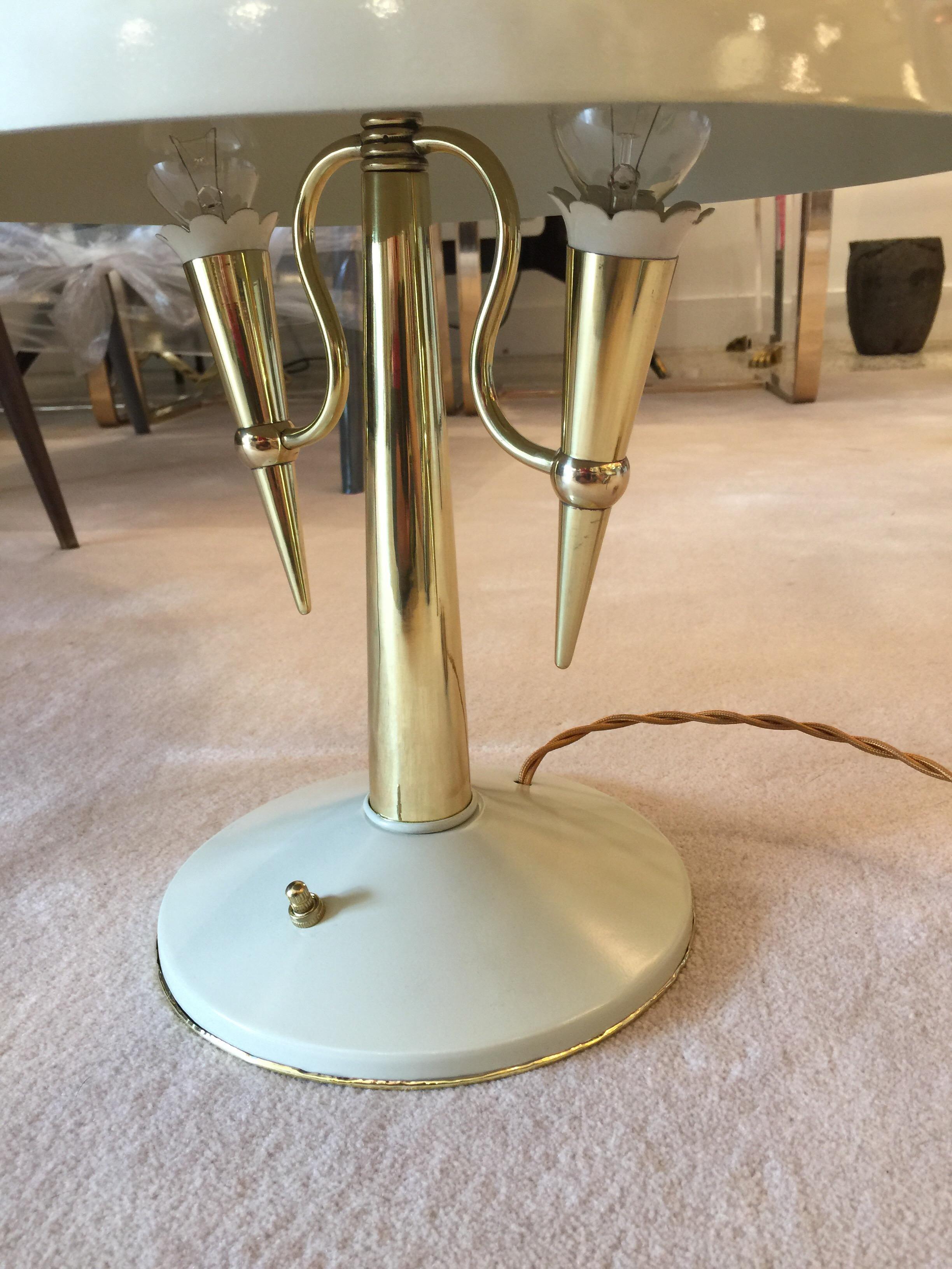 Mid-Century Modern Vintage Italian Desk Lamp Attributed to Stilnovo, Circa 1946