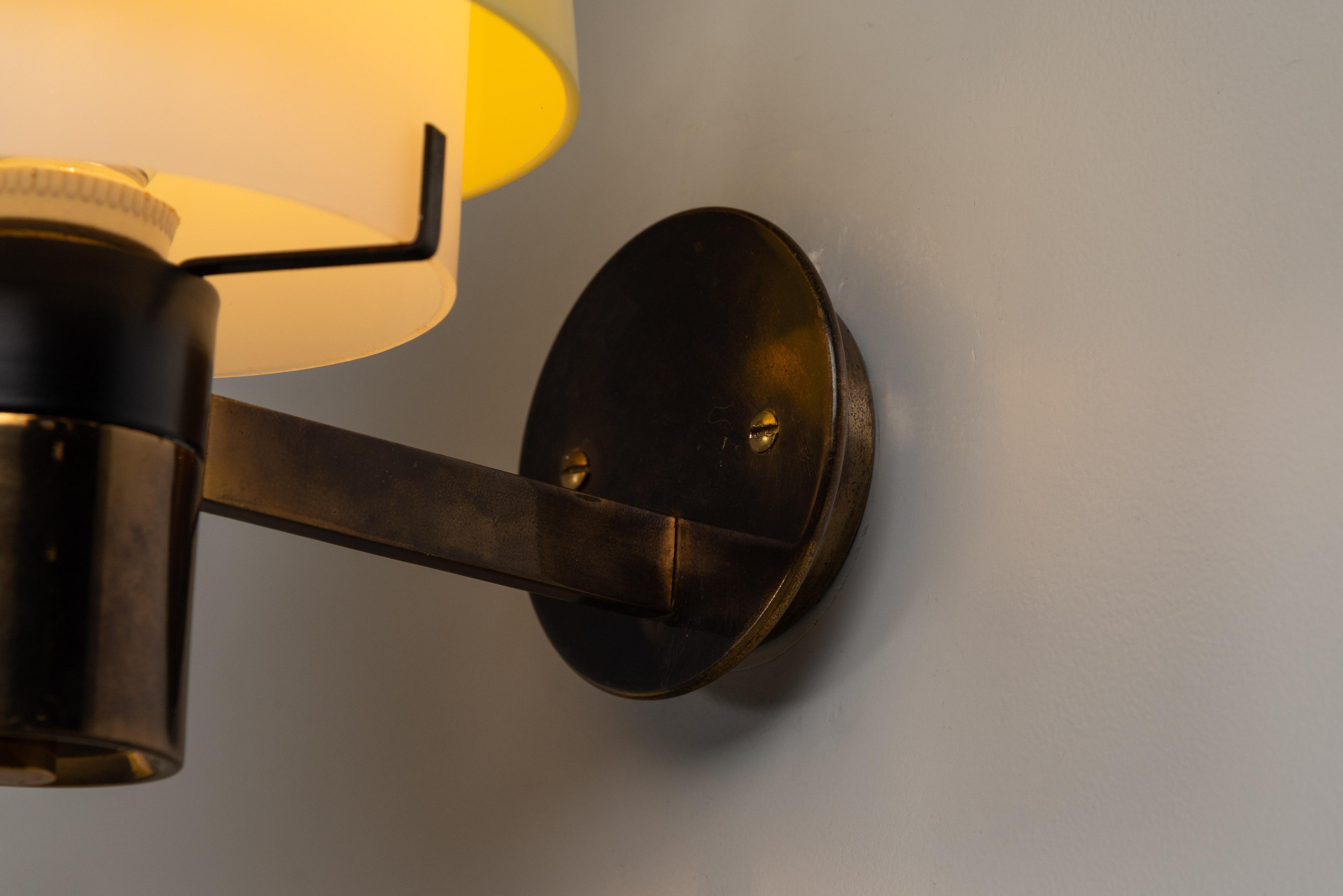 Mid-20th Century Stilnovo wall lamps model 2079 made in Italy 1960 For Sale