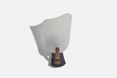 Stilnovo, Wall Light, Brass, Metal, Acrylic, Italy, 1950s