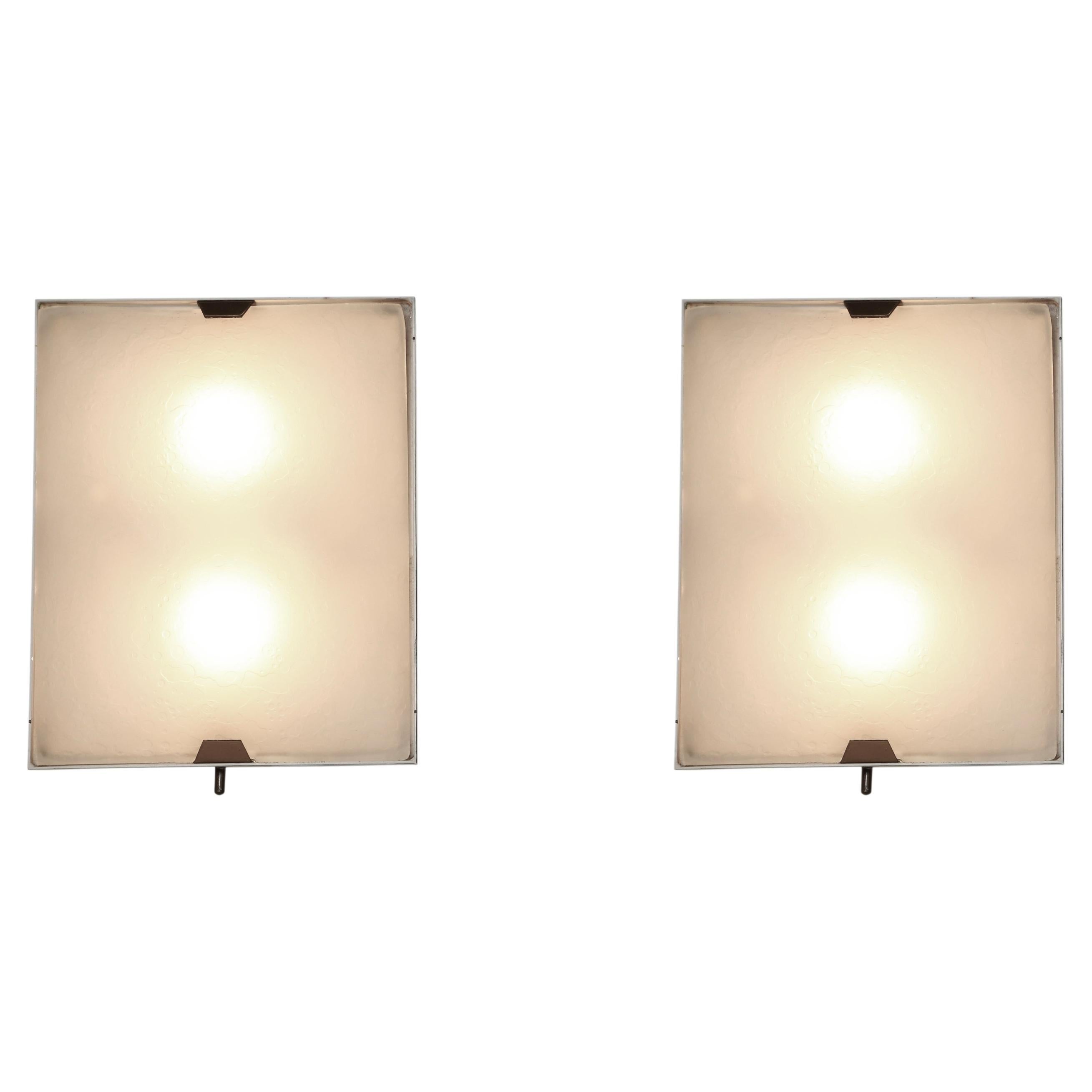 Stilnovo Wall Lights, a pair For Sale