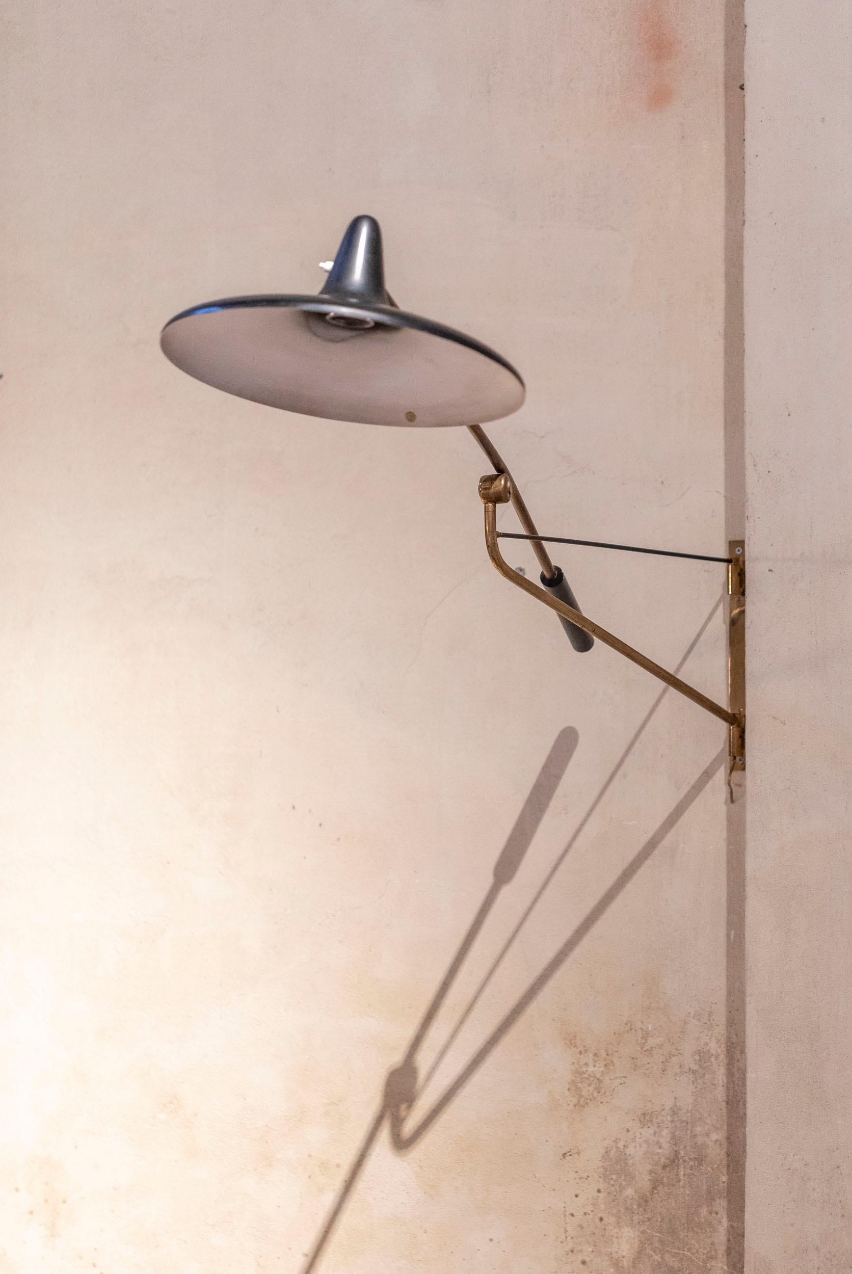 Stilnovo Wall Mounted Articulating Lamp (Messing)