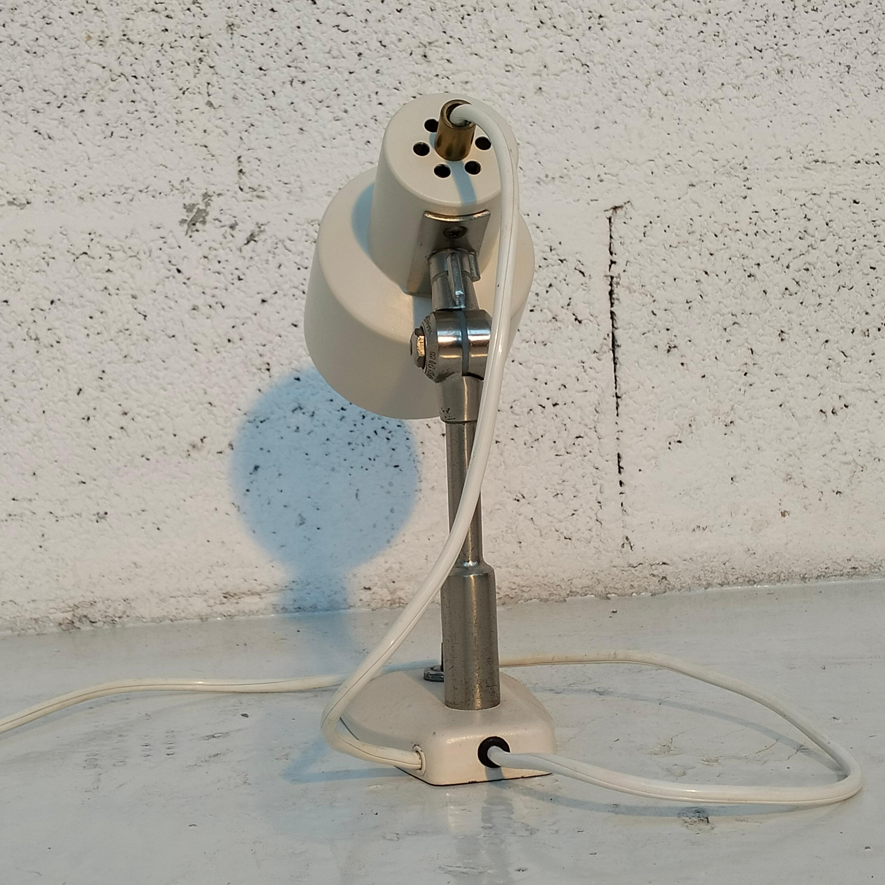 Metal Stilnovo Wall or Table Adjustable Lamp For Sale