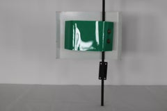 Stilnovo Walllamp, Italy 1950s Metal, Brass, Perspex
