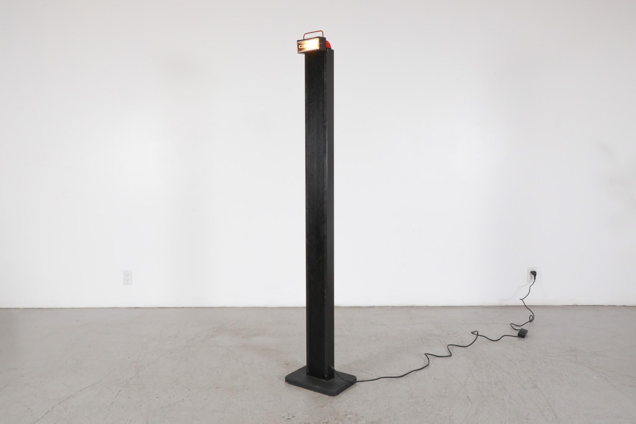 Enameled Stilnovo 'Zagar' Floor Lamp by Sergio Carpani For Sale