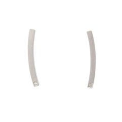 STILO Stainless Steel and Diamond Earrings