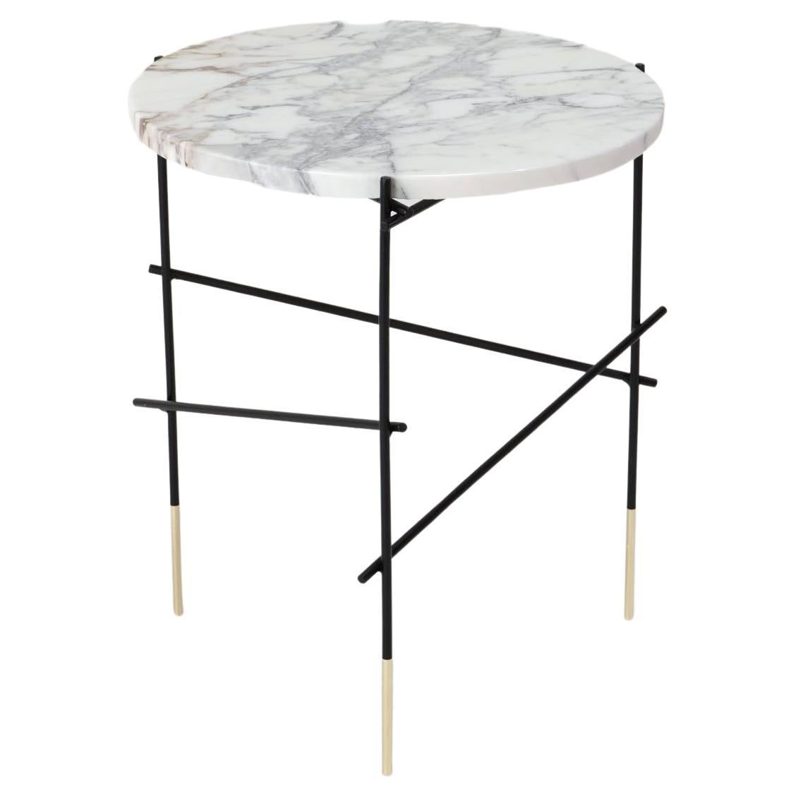 StiltS, Arabescato Side Table and Gold leaf