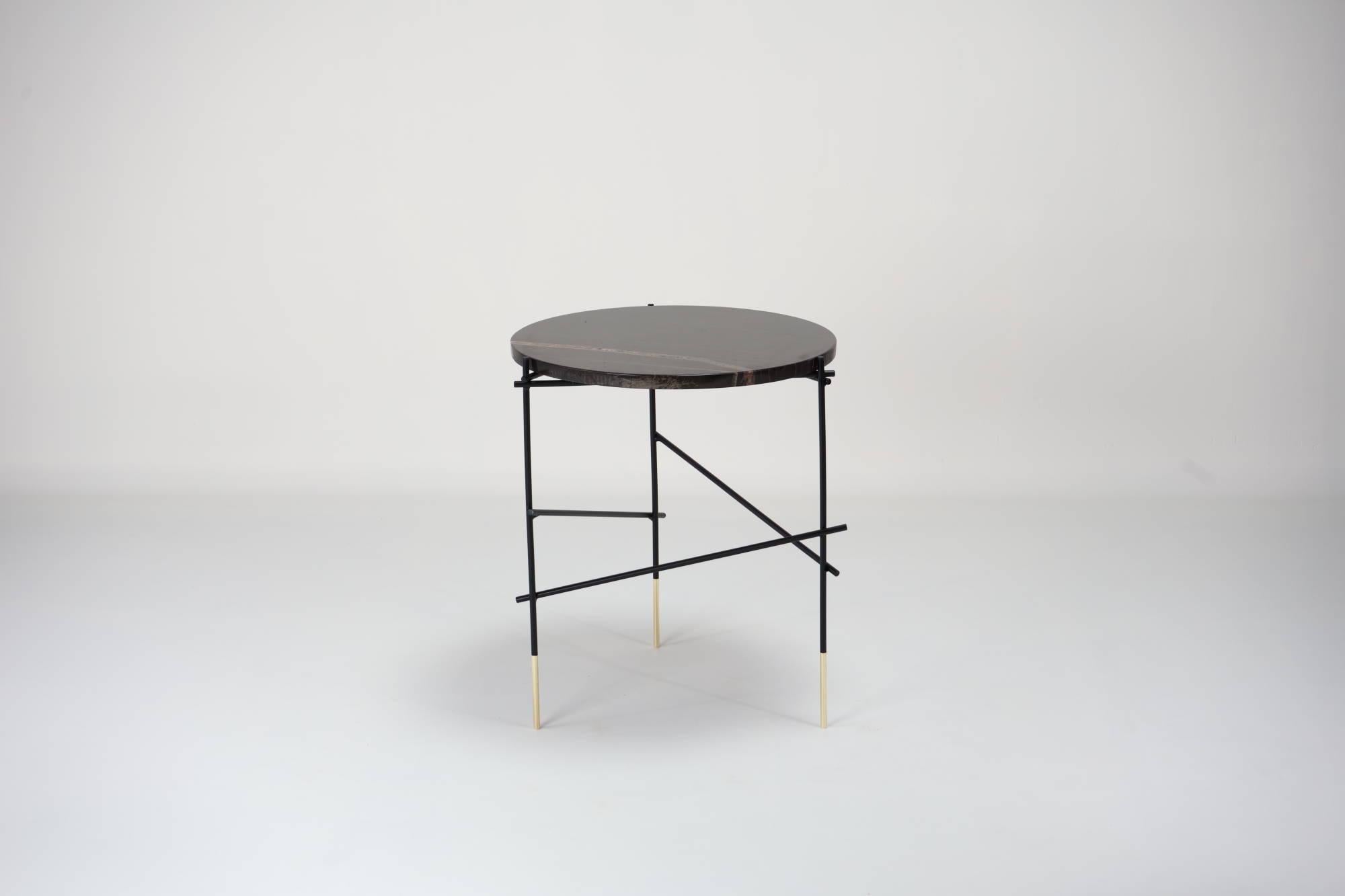 Stilts side table was inspired by the shape of the traditional fishing stilts. Fishermen found on stilts are those who do not have access to sophisticated equipment for fishing. The practice started during World War II when food shortages and