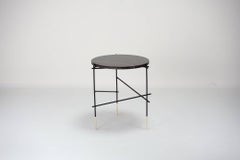 StiltS, Sahara Noir Side Table and gold leaf
