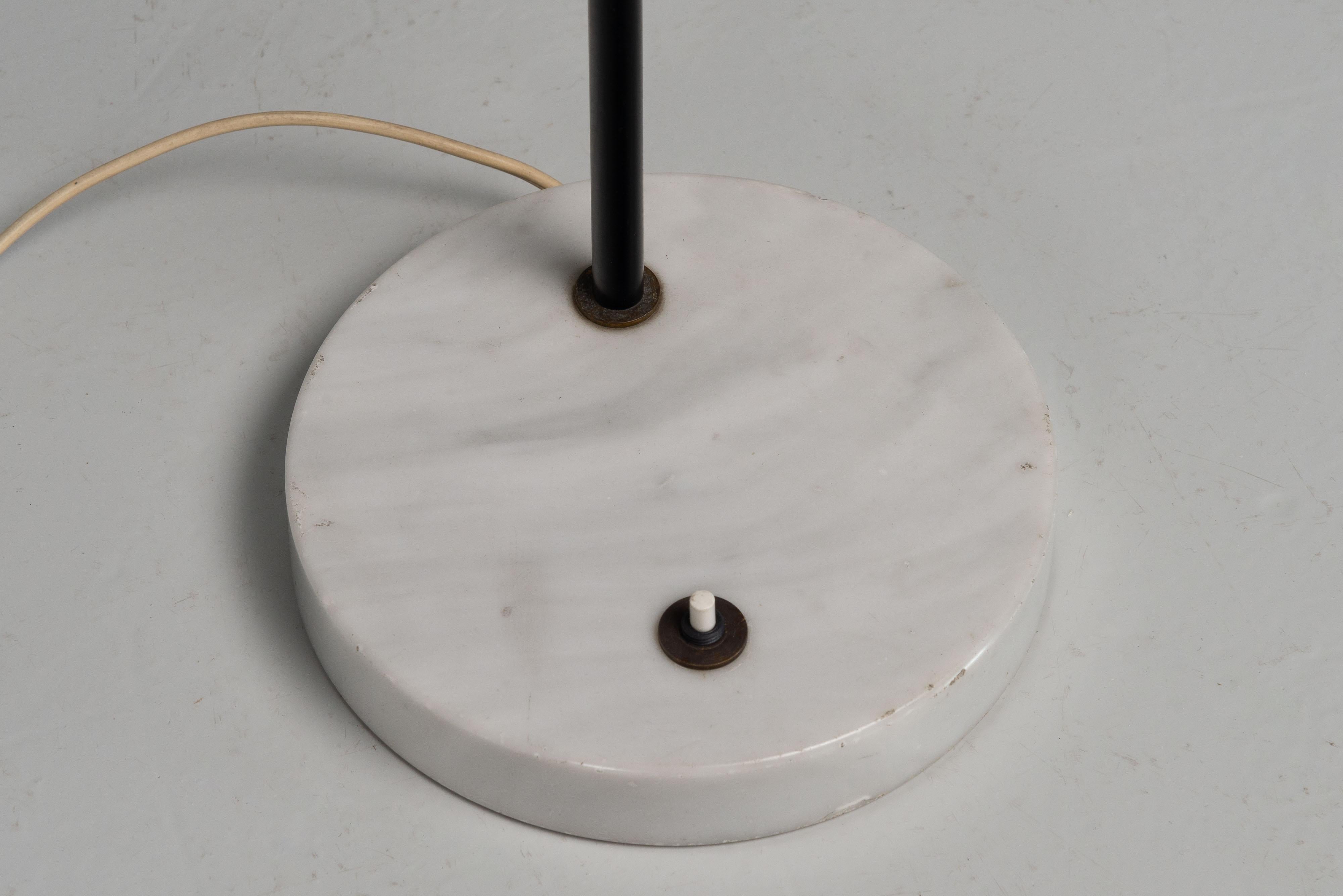 Alluminio Lampada da terra regolabile Stilux made in Italy 1960 in vendita