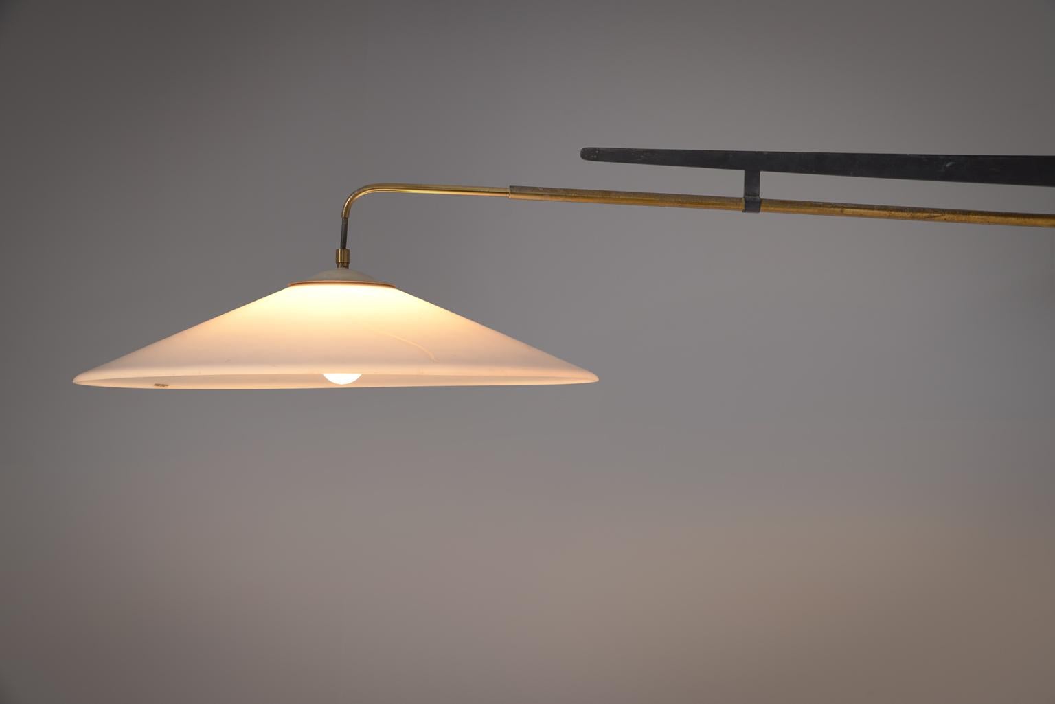 italien Stilux Applique réglable avec Lights en laiton