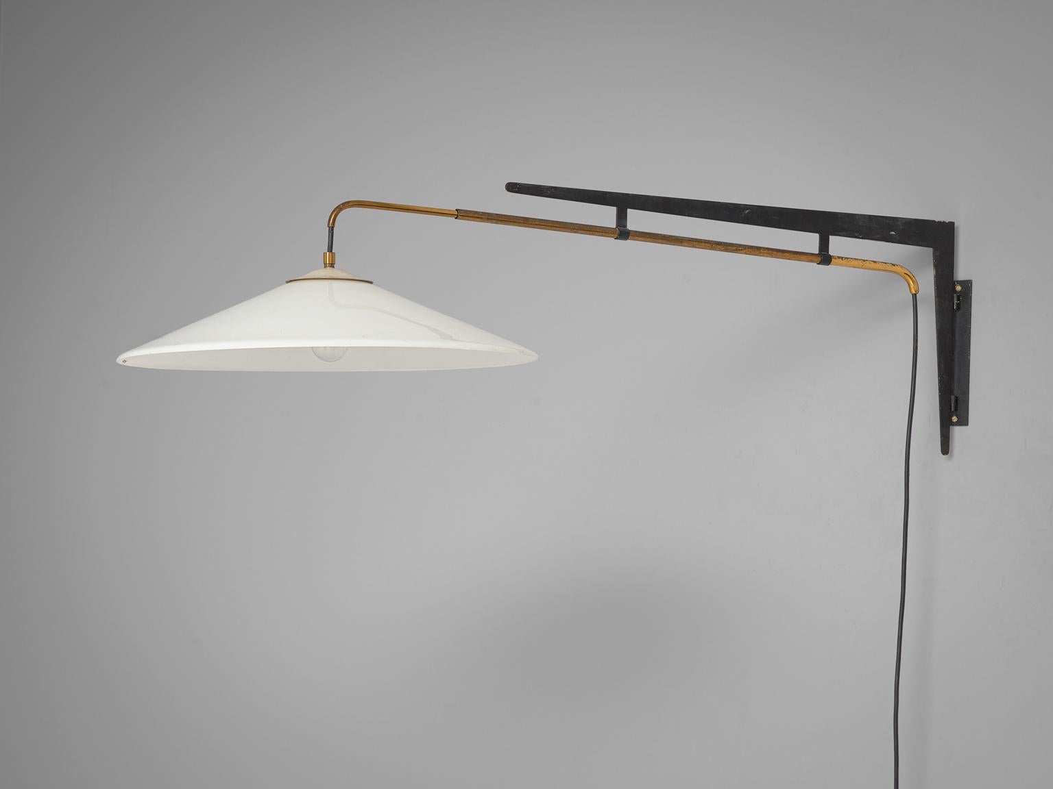 Métal Stilux Applique réglable avec Lights en laiton