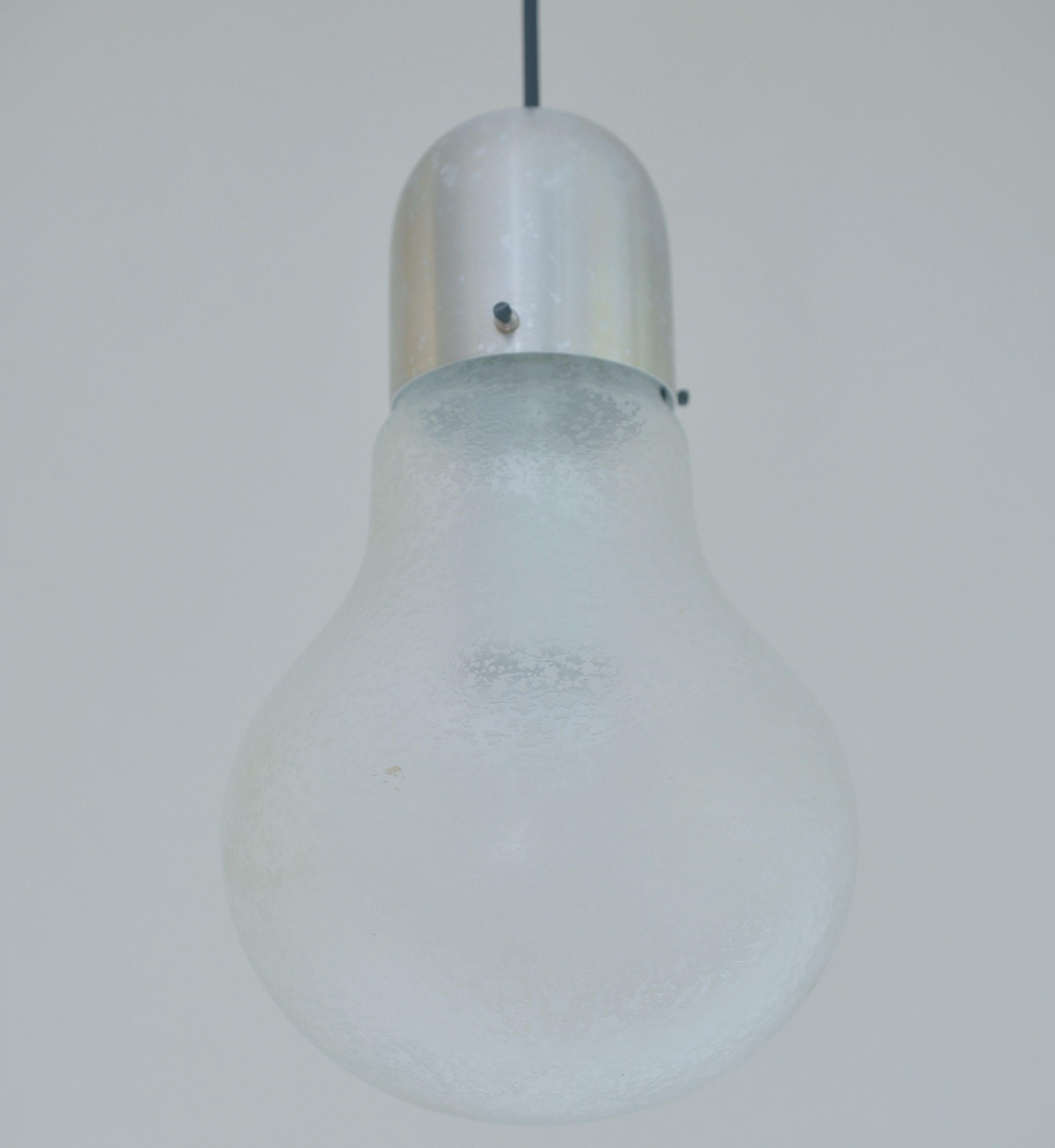 Italian Stilux Bulb Shaped Pendant Lamp For Sale