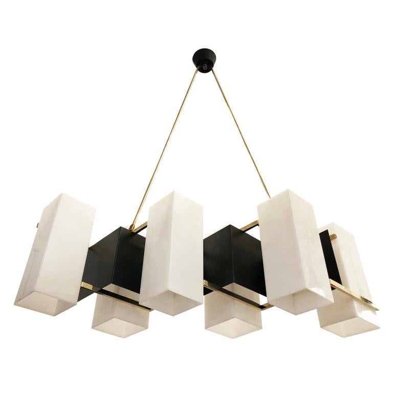 Stilux Ceiling Light, Italy, 1960s In Good Condition In New York, NY
