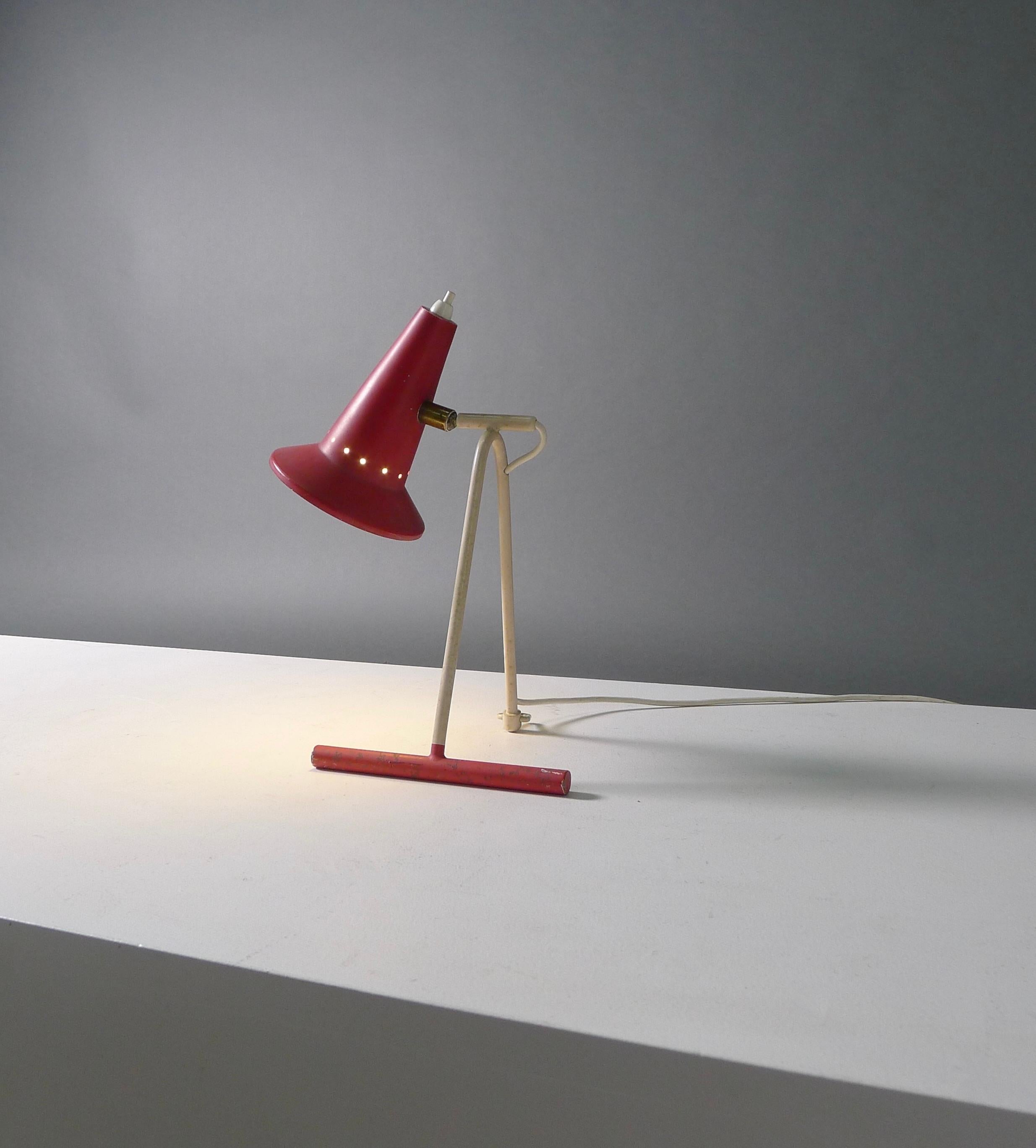 Milieu du XXe siècle Lampe de bureau Stilux, italienne, années 1950 en vente
