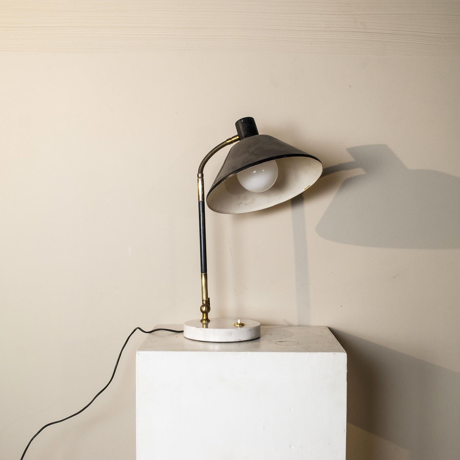 Mid-Century Modern Stilux Italia Mid Century Table Lamp 50's For Sale