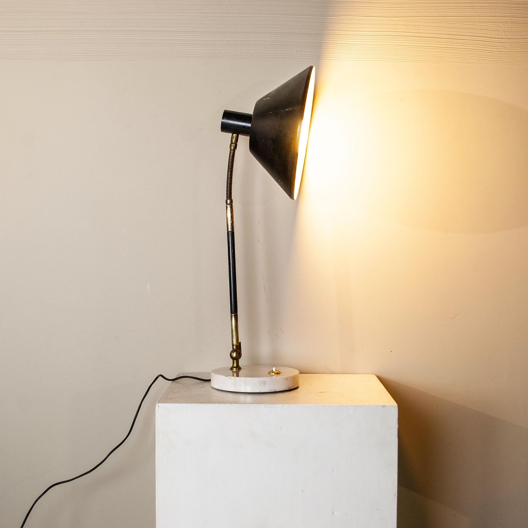 Mid-20th Century Stilux Italia Mid Century Table Lamp 50's For Sale