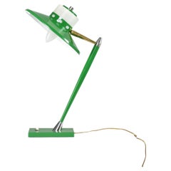 Lampada da tavolo italiana in metallo Stilux, anni '50