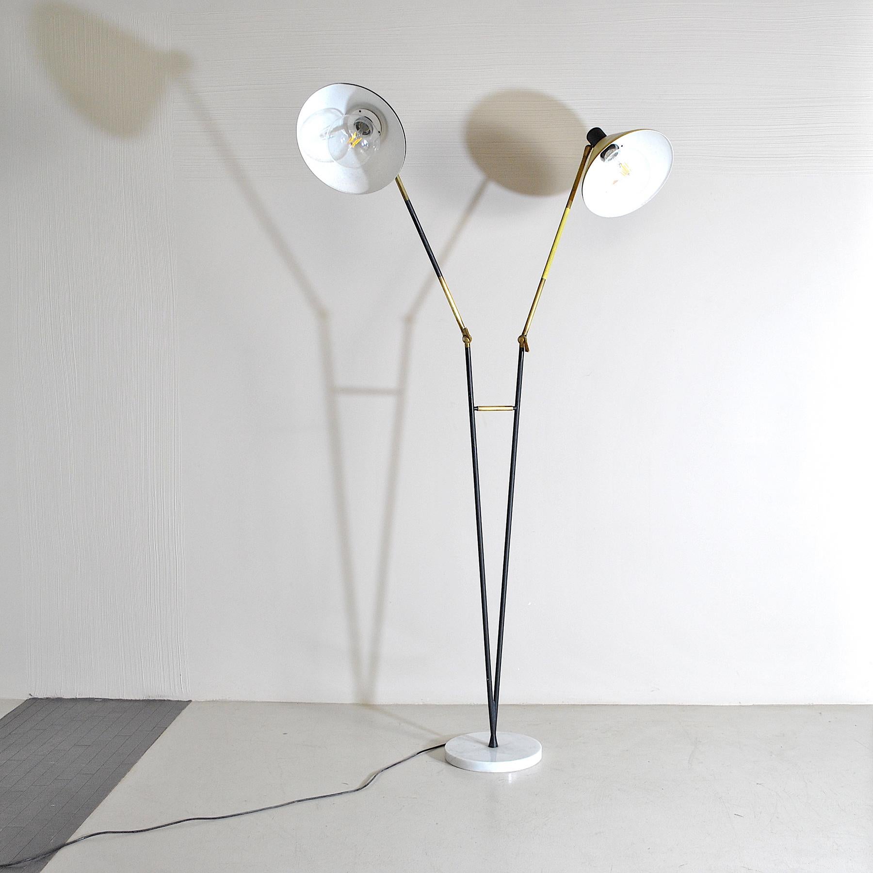 Mid-Century Modern Stilux Italian Midcentury Floor Lamp