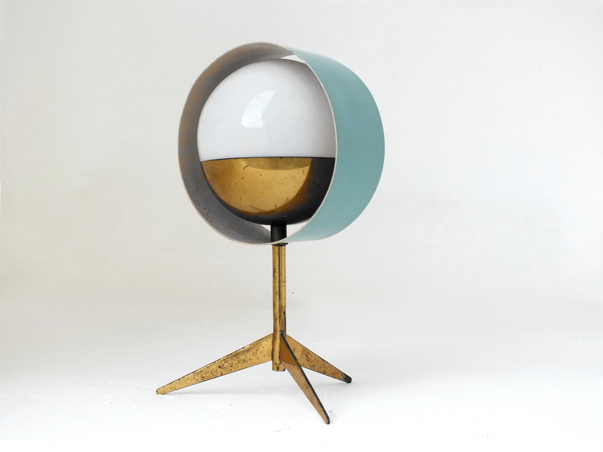 Stilux Italy Production Saturn Desk Lamp Vintage Years '60 Space Age In Good Condition For Sale In Biella, IT