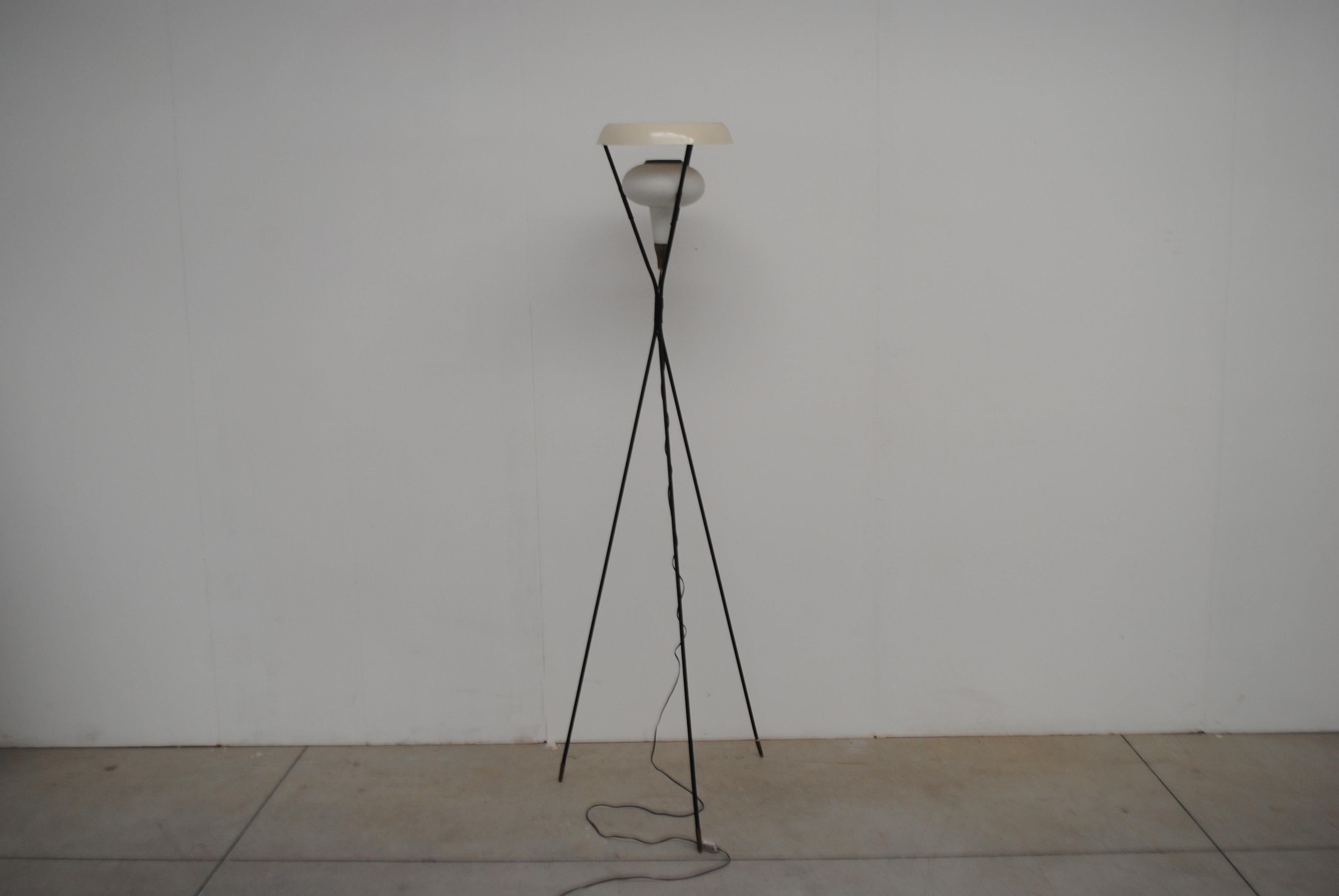 Stilux Midcentury Floor Lamp Italian Production 50 Years In Fair Condition For Sale In bari, IT
