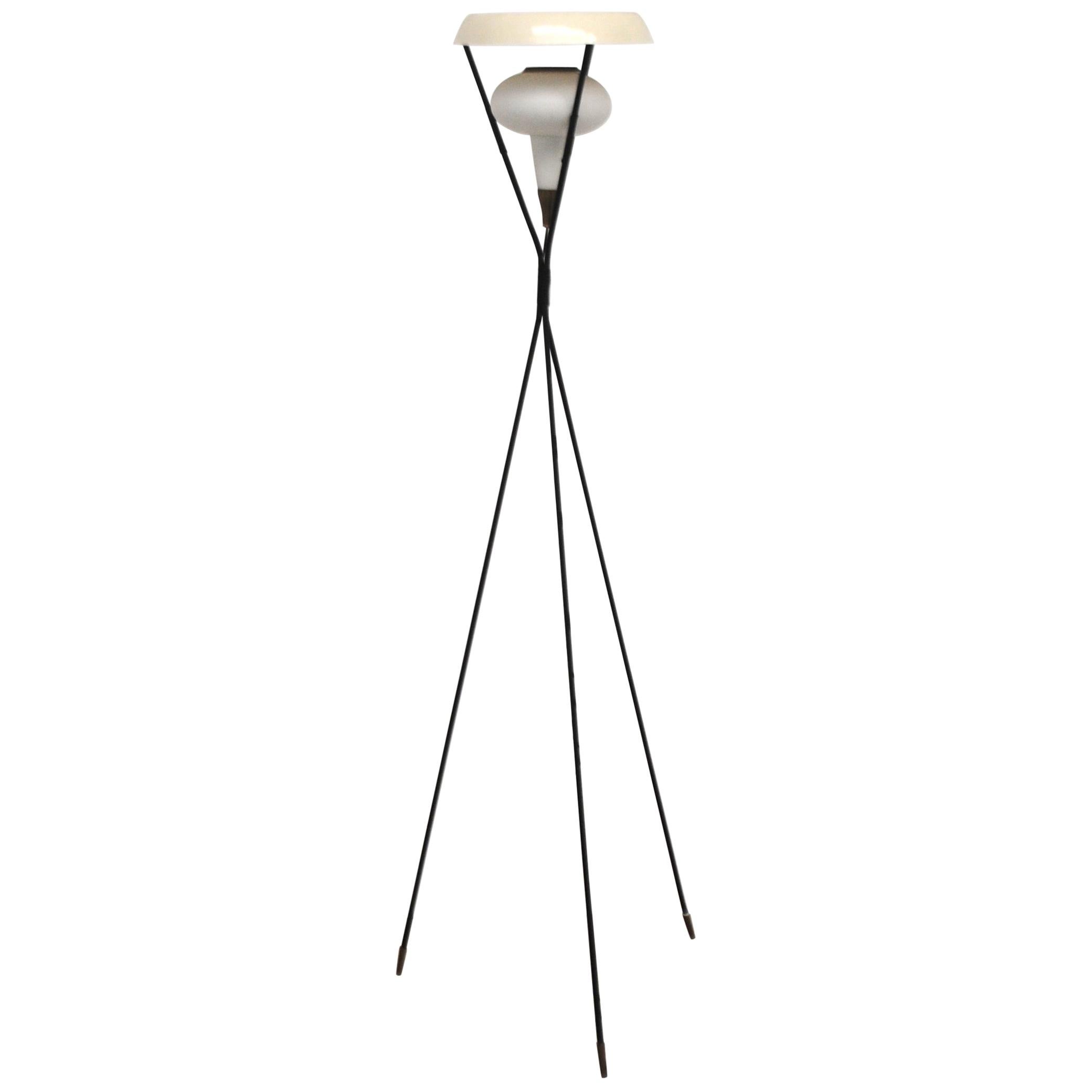 Stilux Midcentury Floor Lamp Italian Production 50 Years For Sale