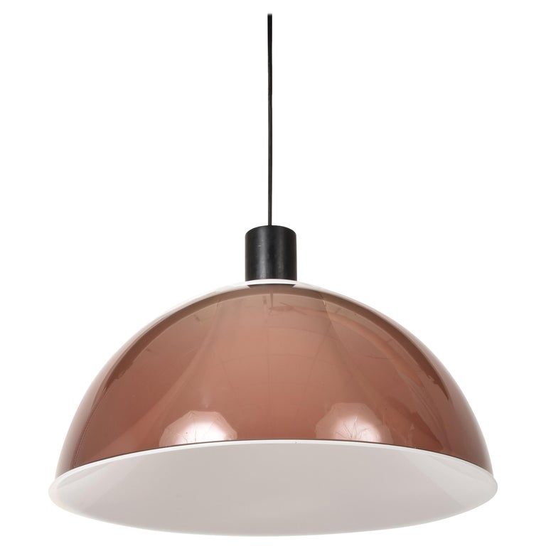 Paire de lustres du milieu du siècle dernier, La Murrina en verre de Murano opalescent, vers