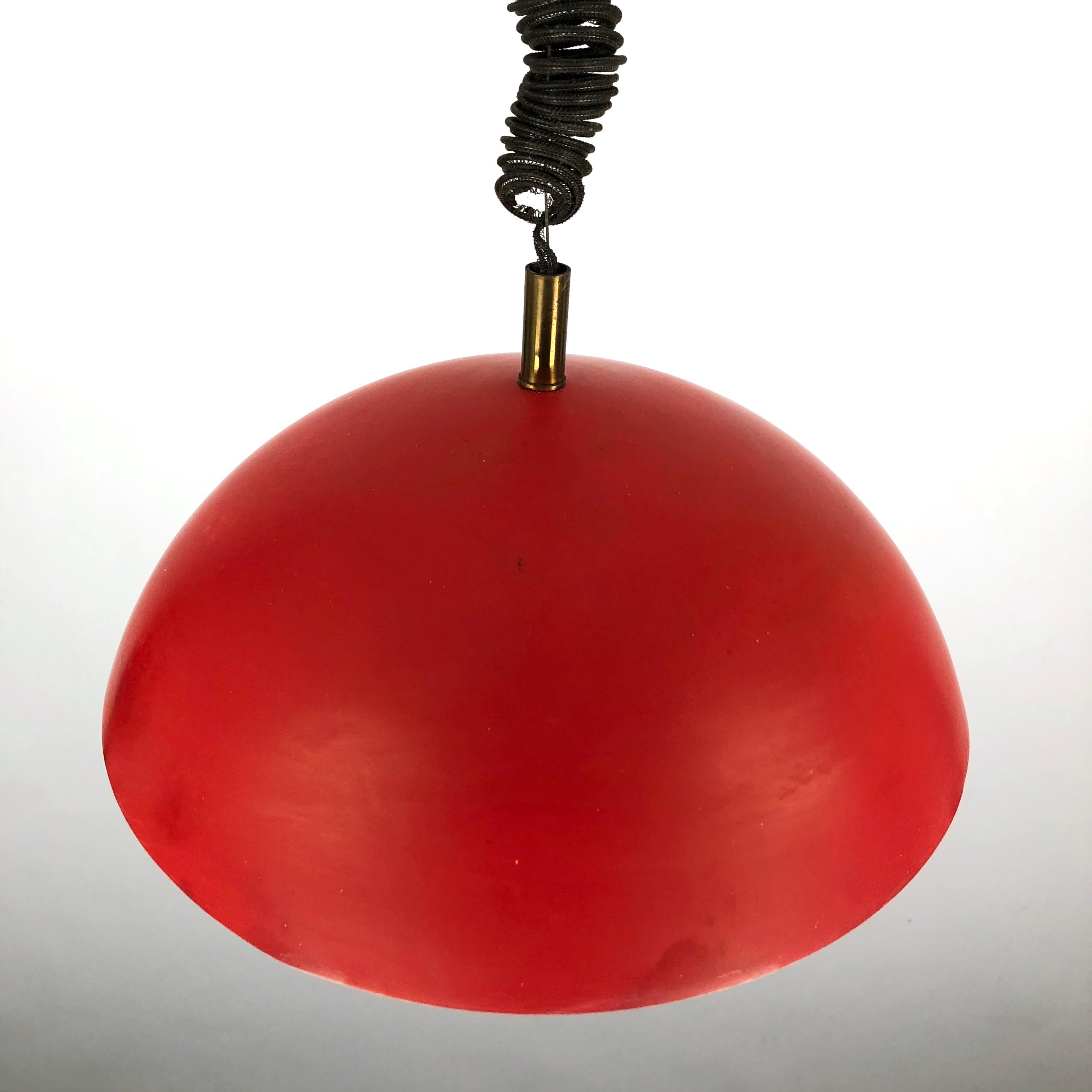 Stilux Milano, Italian Labeled Chandelier from 50s For Sale 6