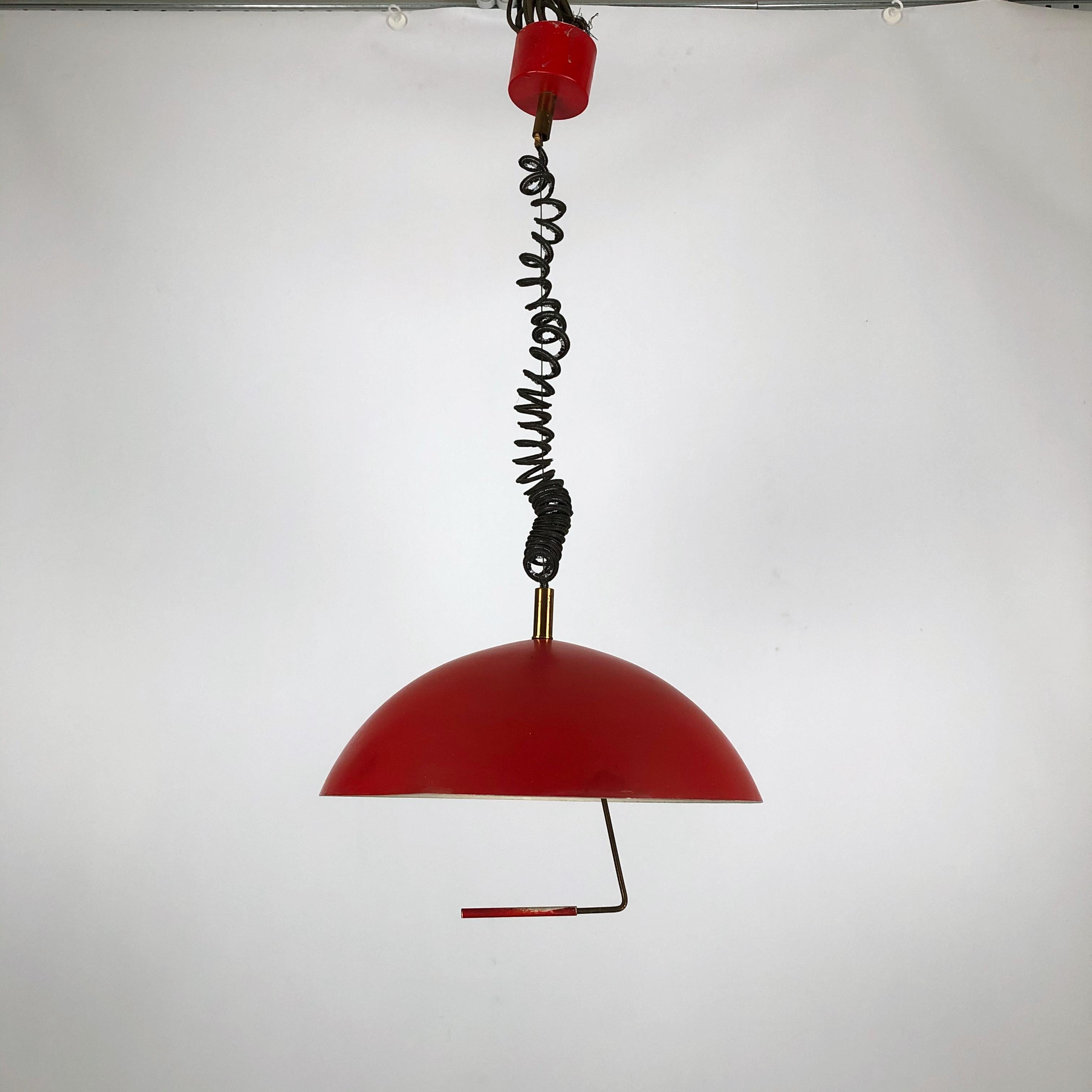 Stilux Milano, Italian Labeled Chandelier from 50s For Sale 10