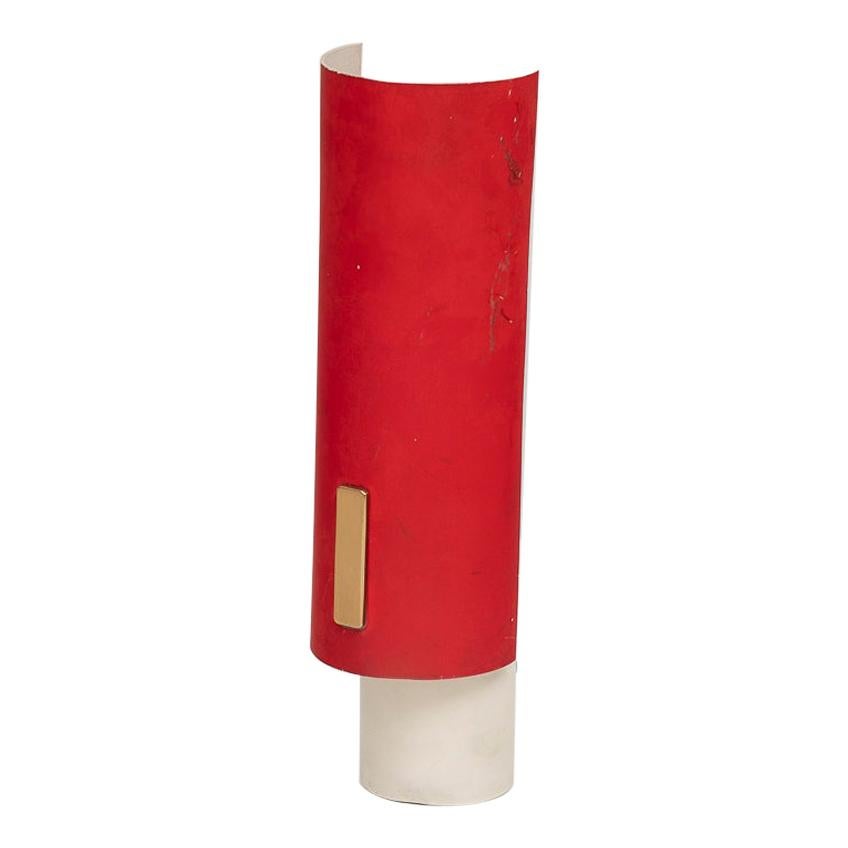 Stilux Milano Mid-Century Modern Small Red Table Lamp, 1960s For Sale