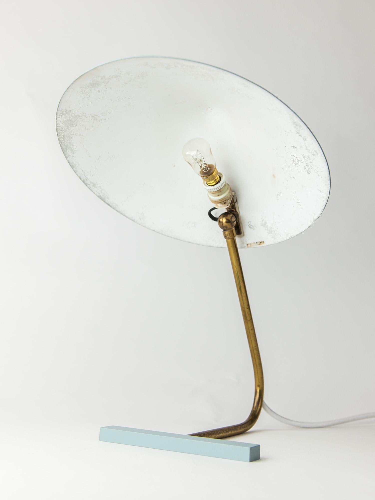 Modernistische Stilux Milano-Tischlampe, Italien, 1950er Jahre  im Angebot 7