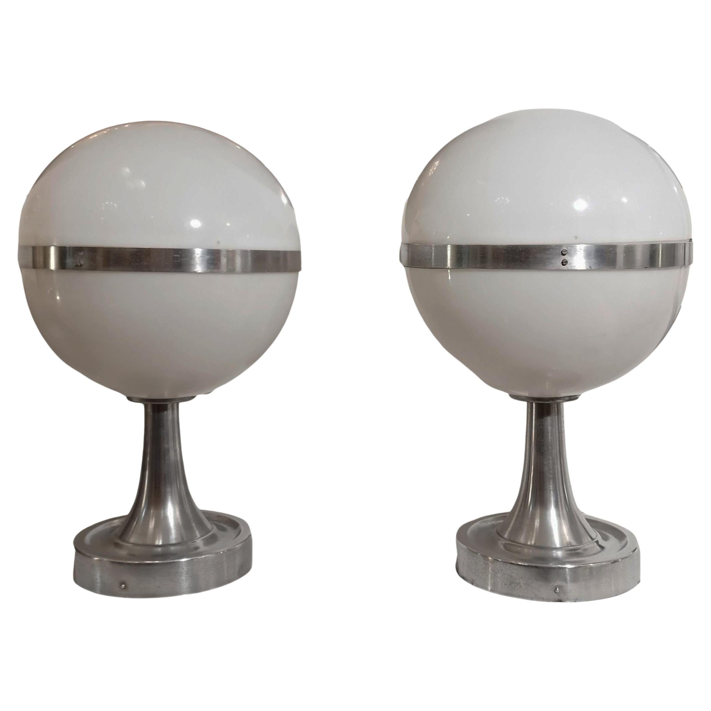 Stilux Milano Pair of Table Lamps, Italy 1970s For Sale