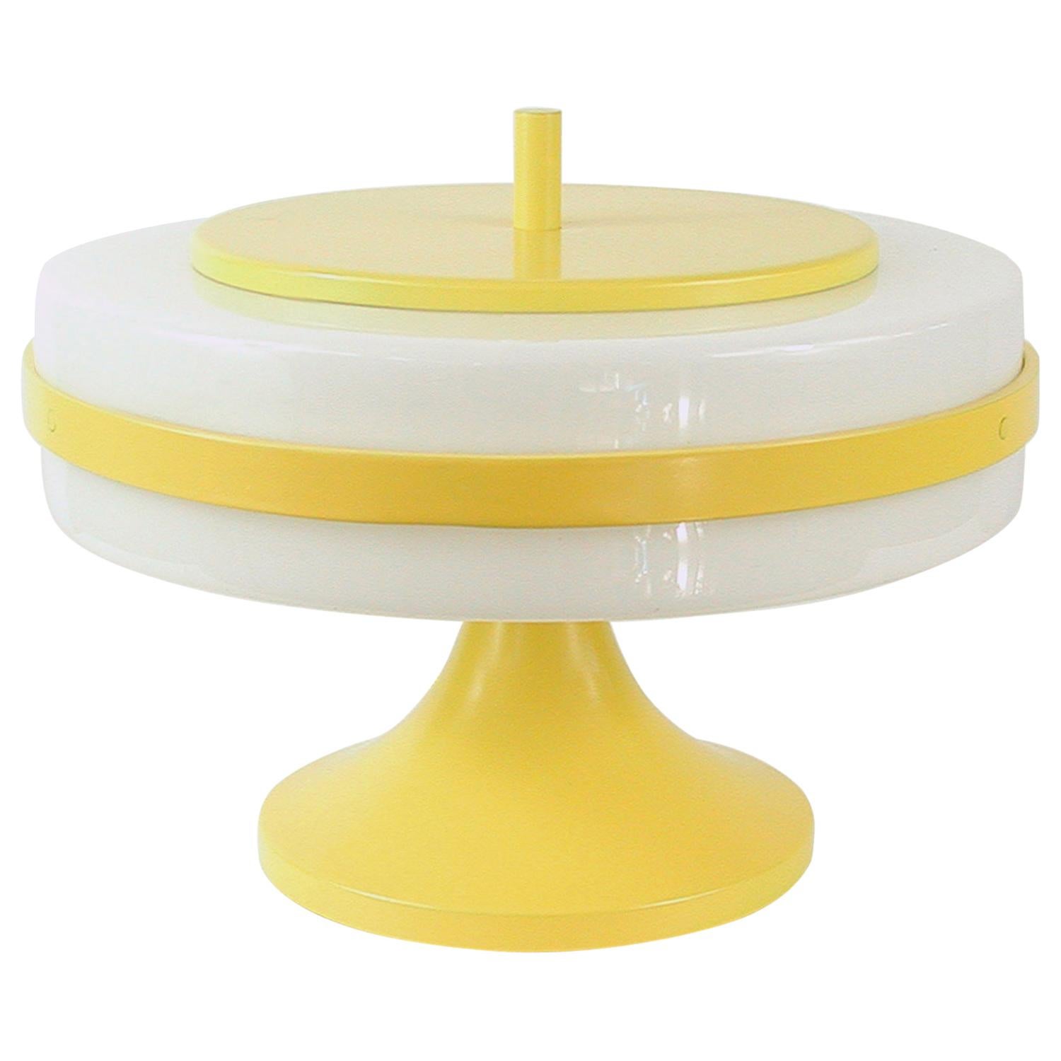 Stilux Milano Pop Art Yellow and White Table Lamp