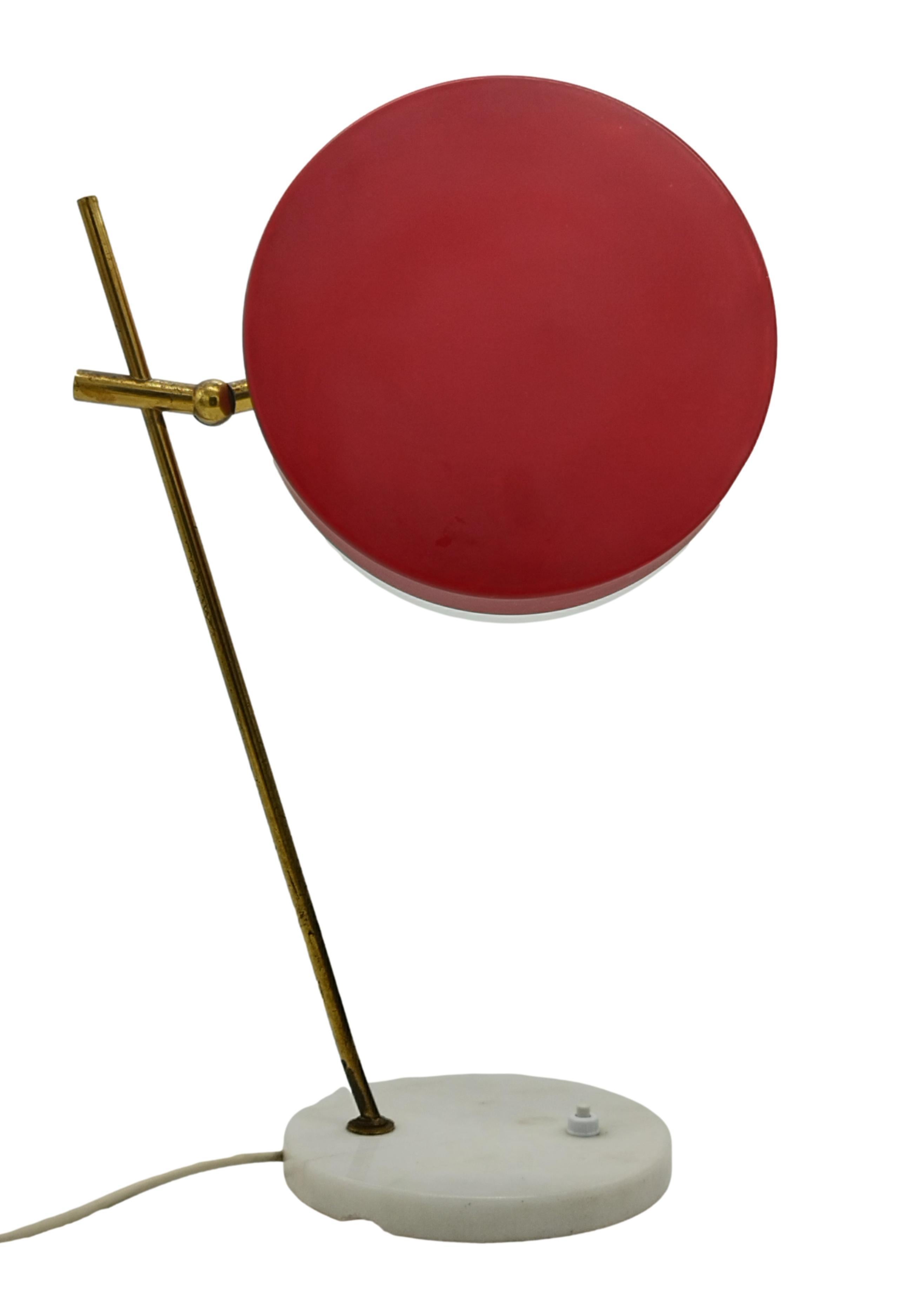 Italian Stilux Milano Rare Table Lamp, Italy 1950s
