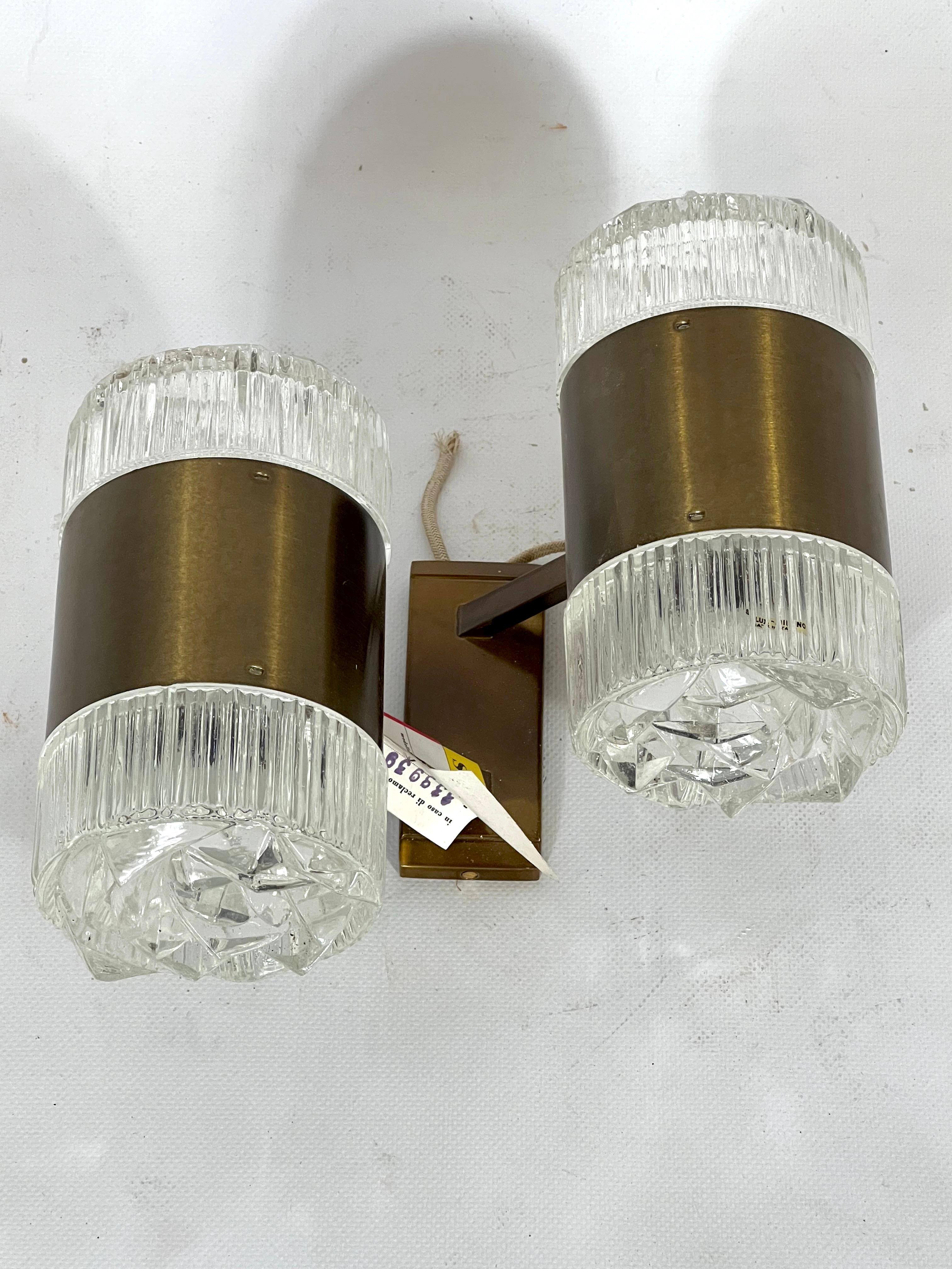 Stilux Milano, Single Large Sconce Model Illinois, Italy, 1960s For Sale 6