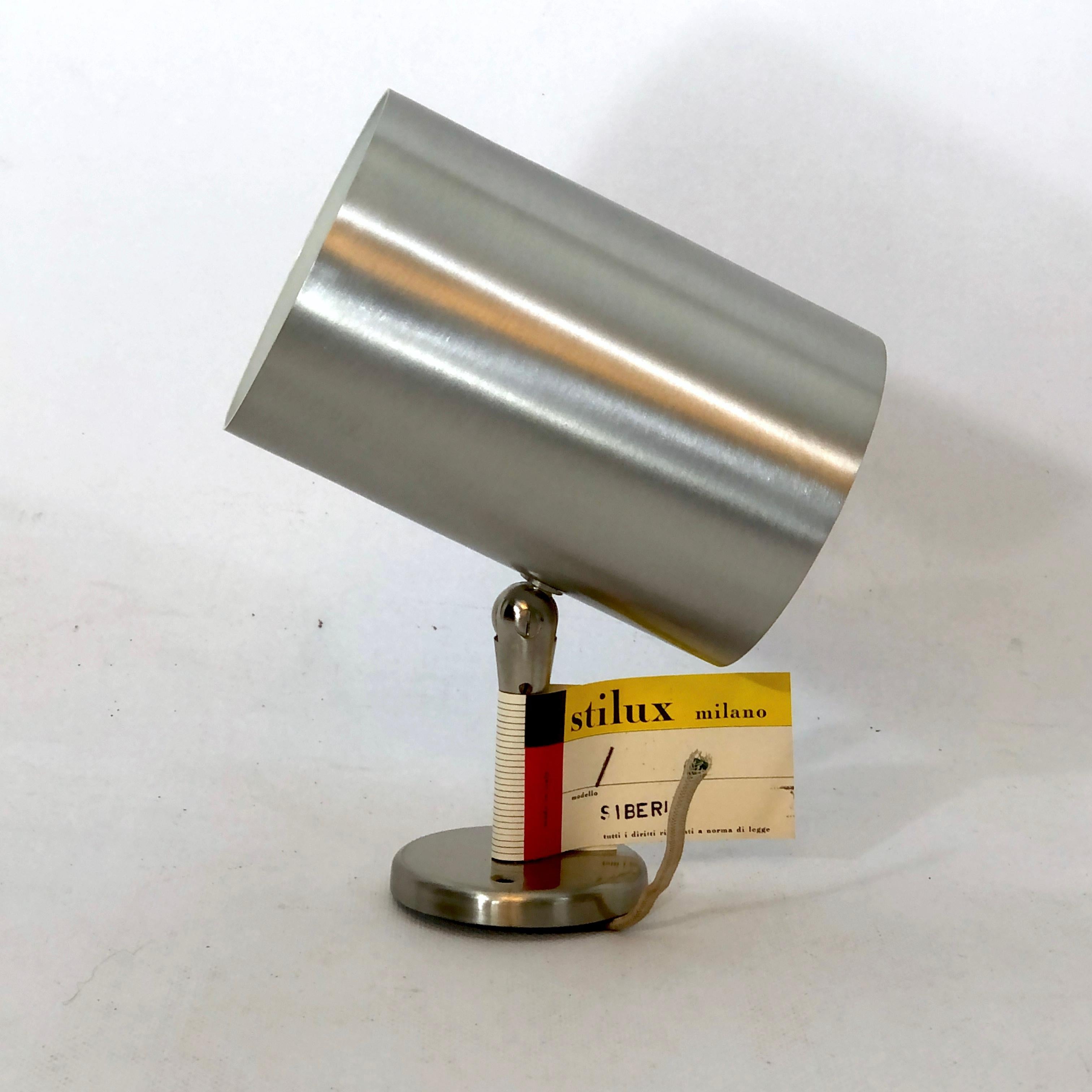 Stilux Milano, Stock Fund Wall Lamp Model Siberia, 1960s For Sale 2