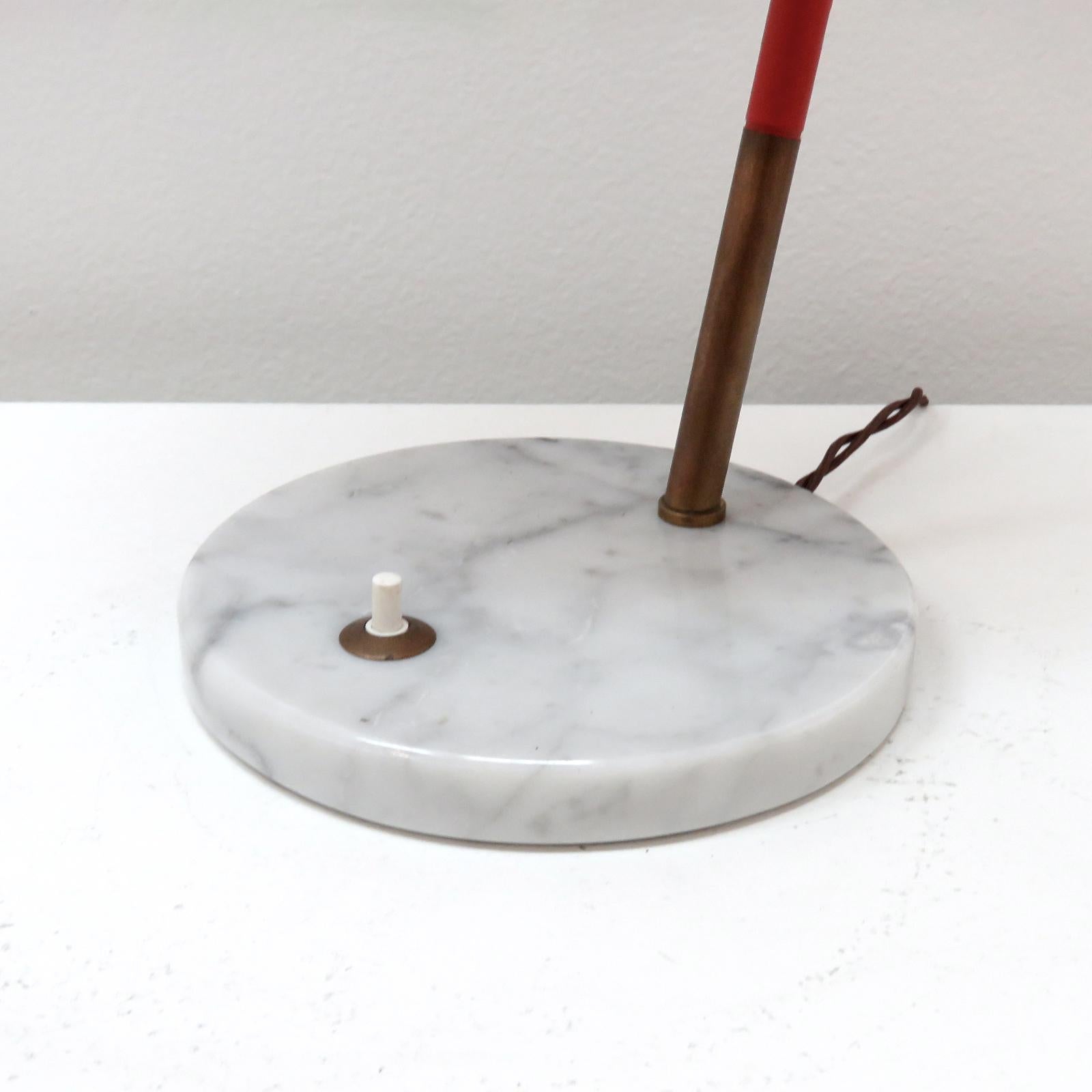 Metal Stilux Milano Table Lamp, 1950 For Sale