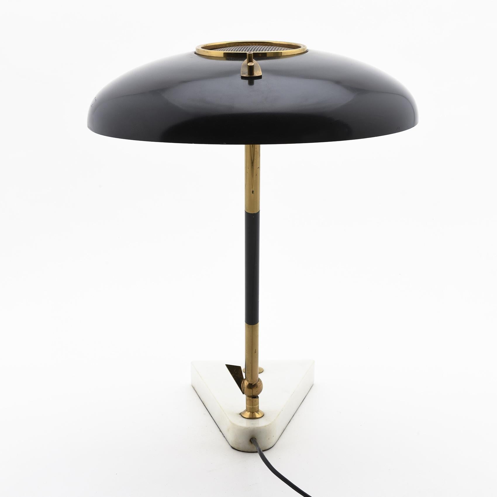 Brass Stilux Milano Table Lamp from the 1950s For Sale