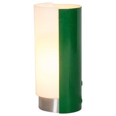 Stilux Milano Table Lamp in Perspex and Green Metal by Mario Pasetto, 1956