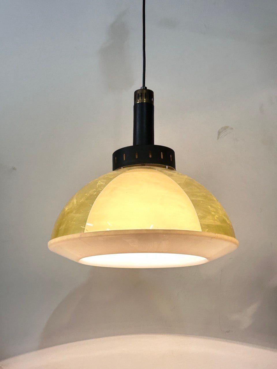 Italian Lustre de l'ère spatiale Stilux, Italie, 1960 en vente