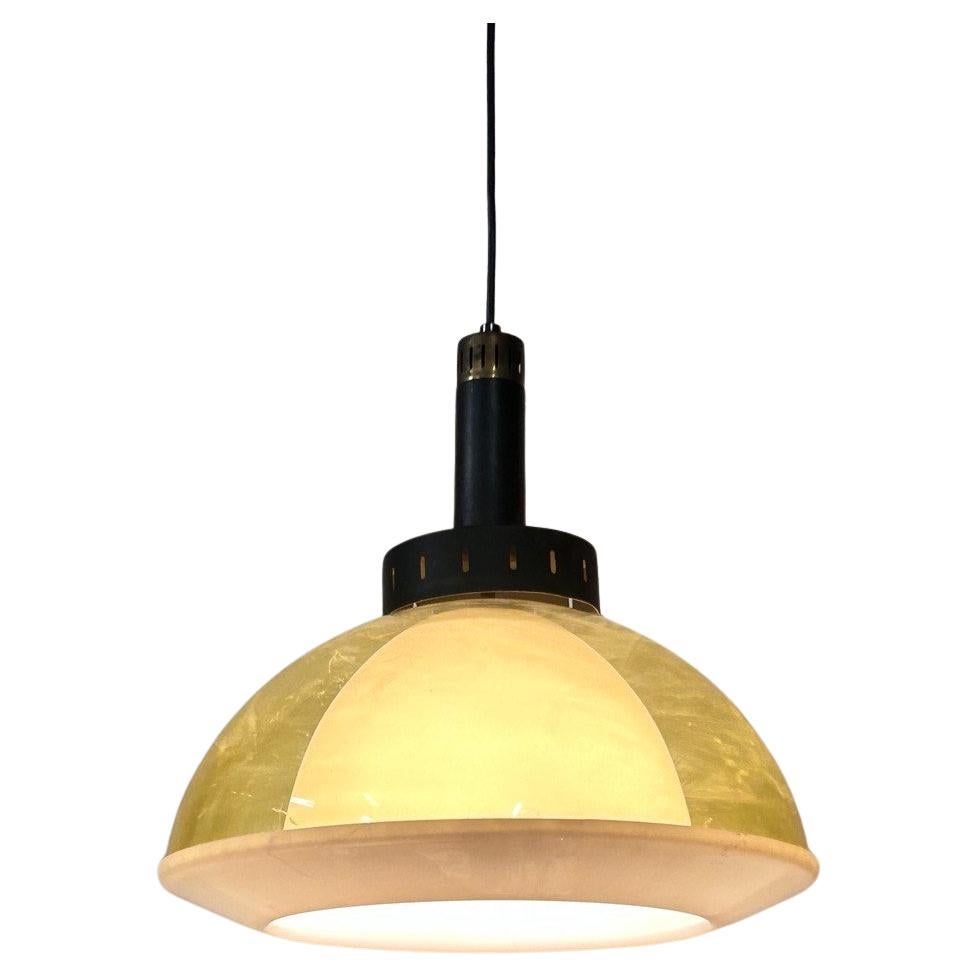 Stilux space age chandelier, Italy, 1960