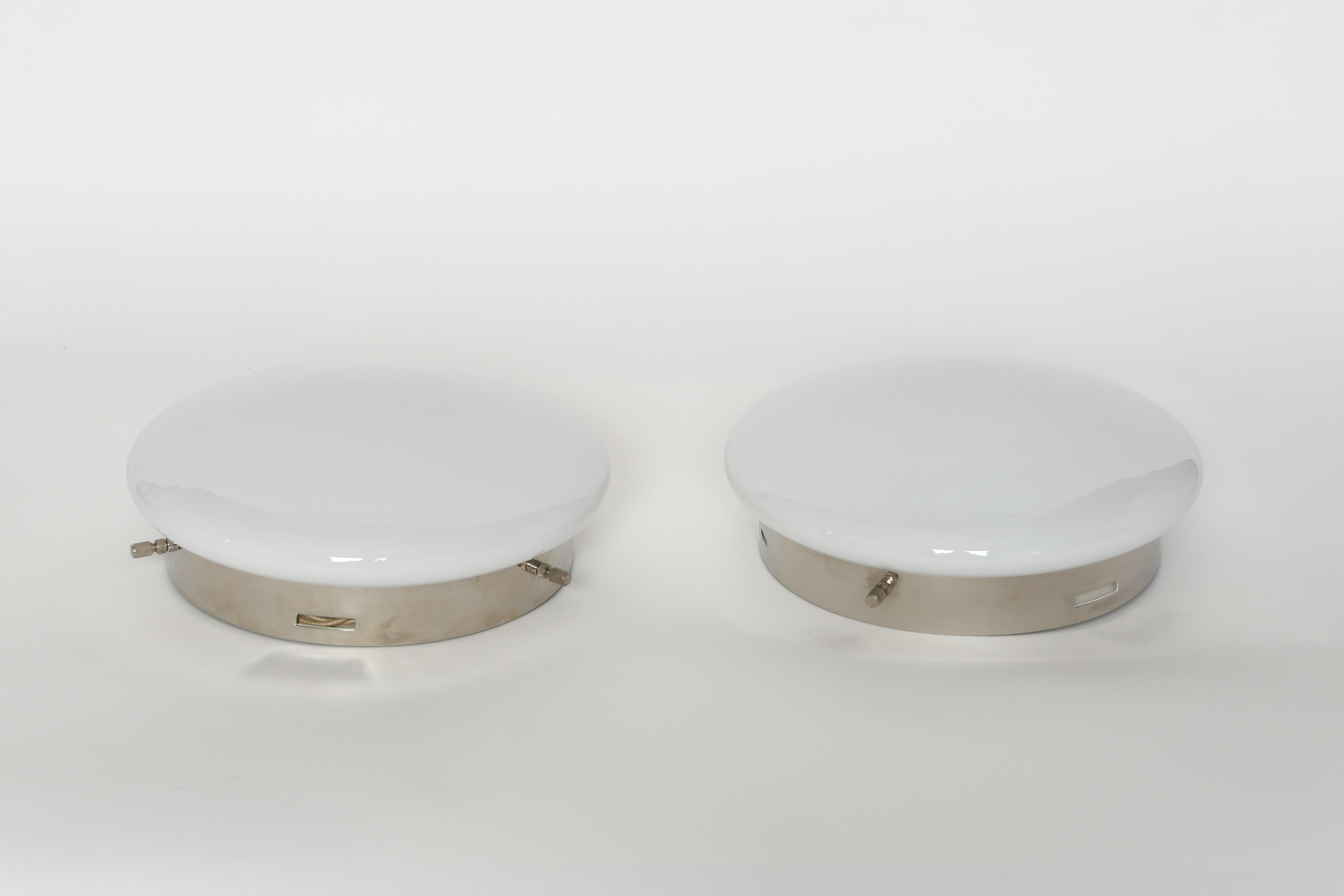 Stilux Style Ceiling or Wall Flush Mounts, Italy, 1960s For Sale 1