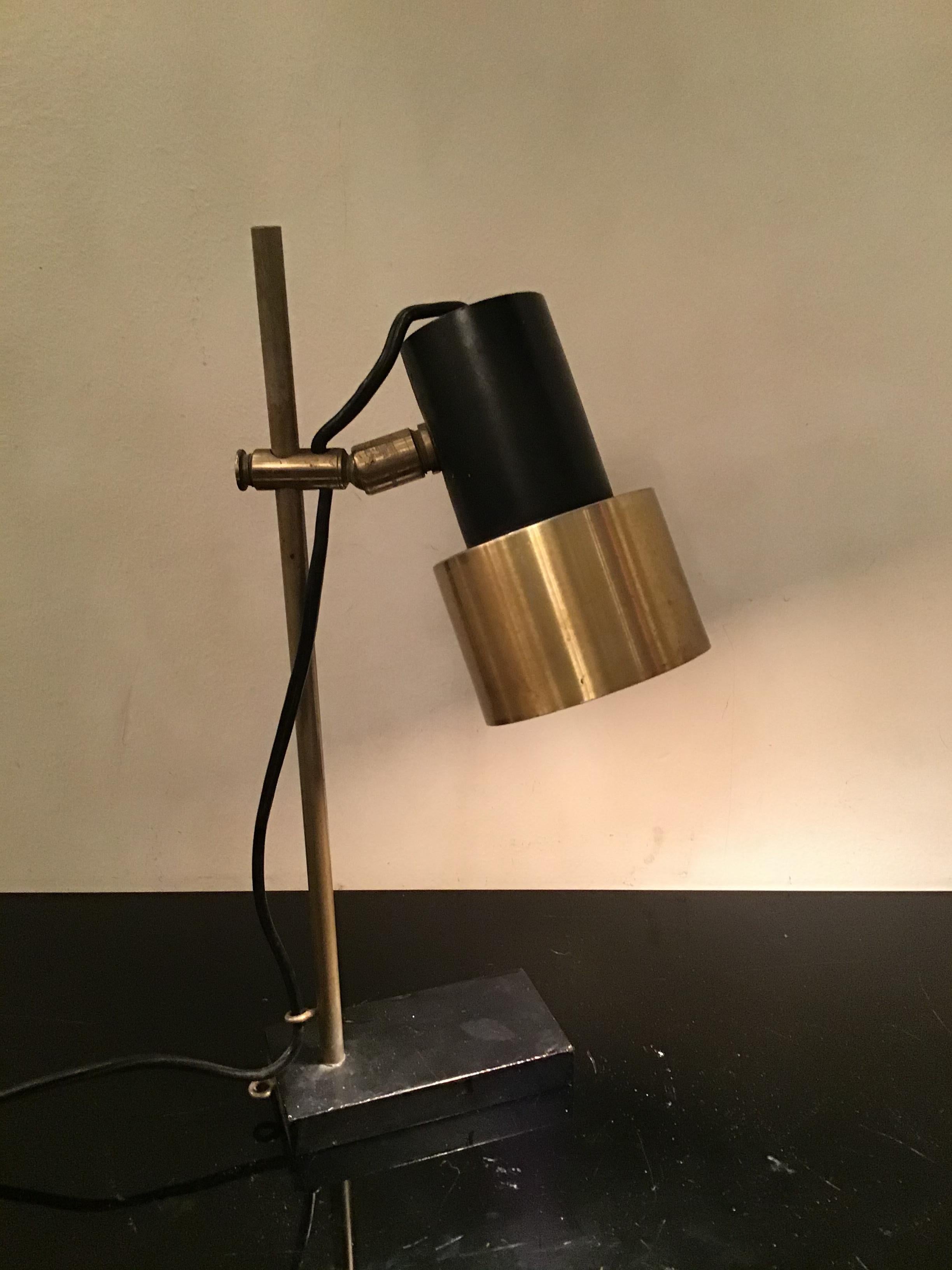 Lampe de bureau Stilux en métal et métal, Crome 1950, Italie  en vente 7