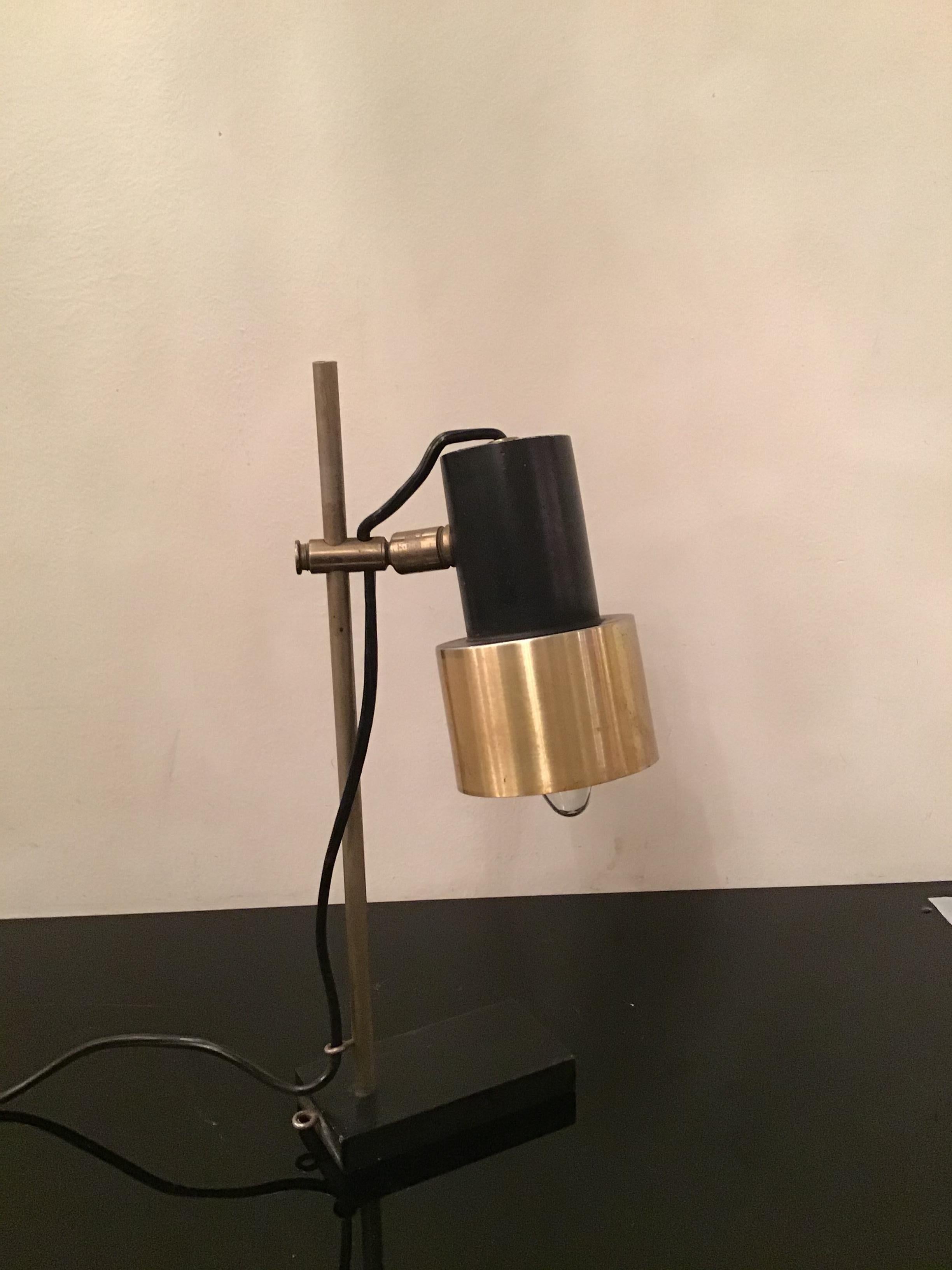 Lampe de bureau Stilux en métal et métal, Crome 1950, Italie  en vente 8