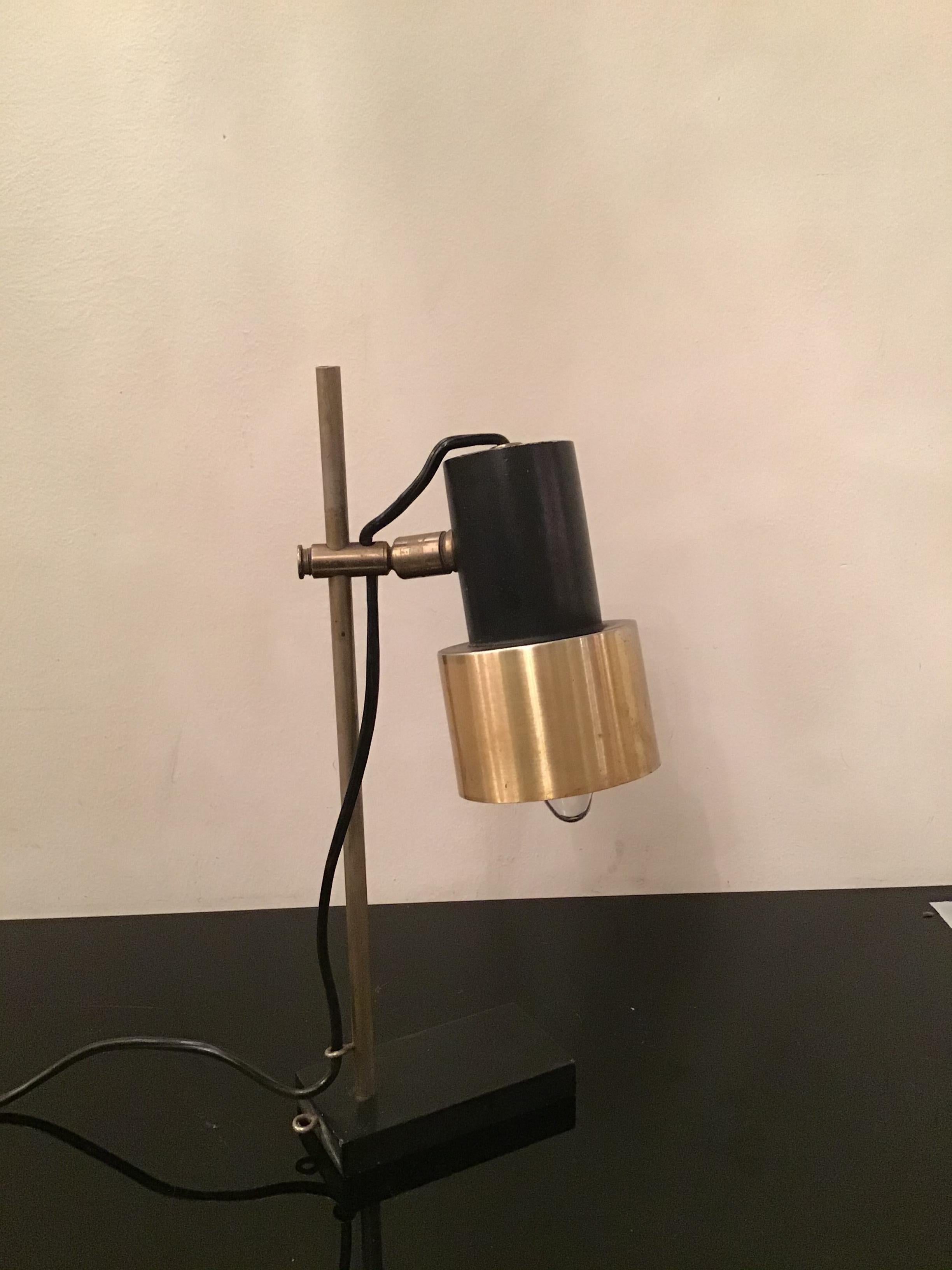 Lampe de bureau Stilux en métal et métal, Crome 1950, Italie  en vente 9