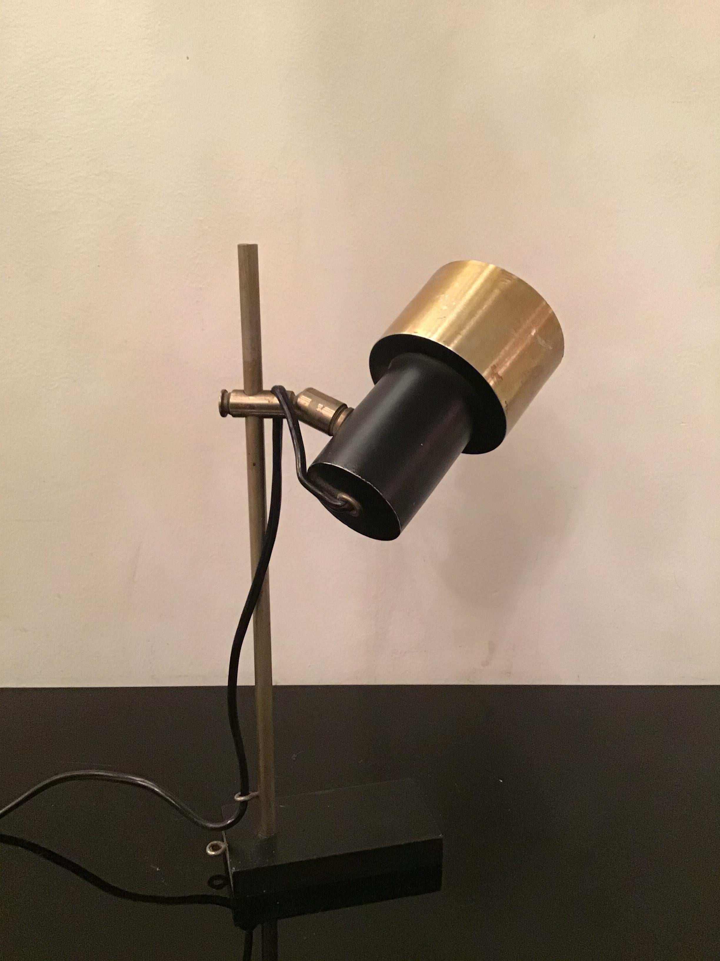 Stilux Table Lamp Metal and Metal Crome, 1950, Italy  For Sale 11