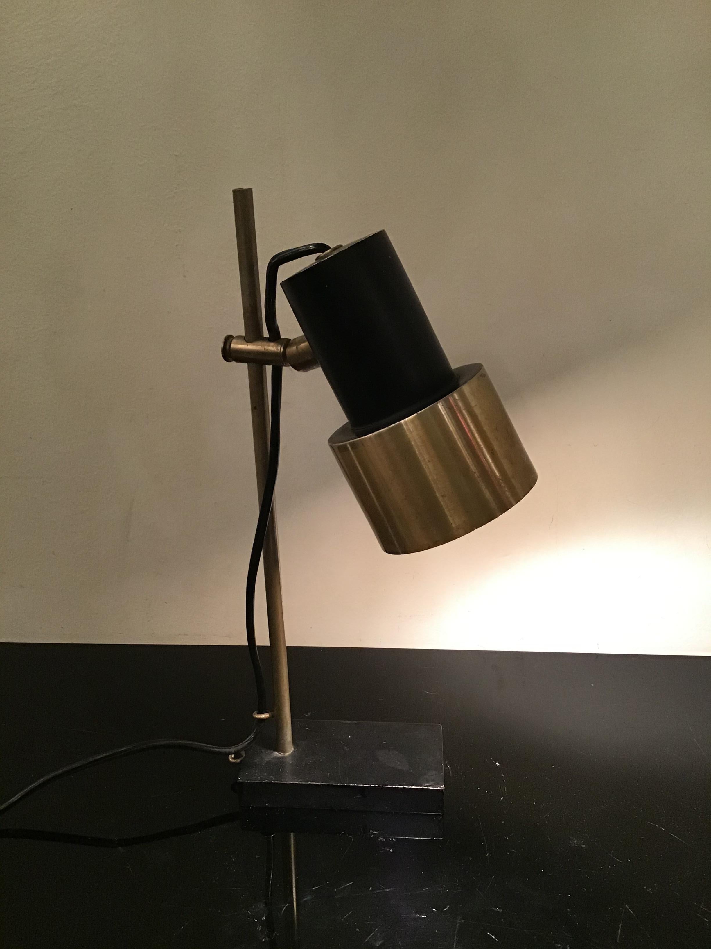 Other Stilux Table Lamp Metal and Metal Crome, 1950, Italy  For Sale